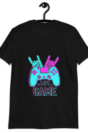 Camiseta ``Life Is a Game (Gamepad Retro)´´ - Gamer