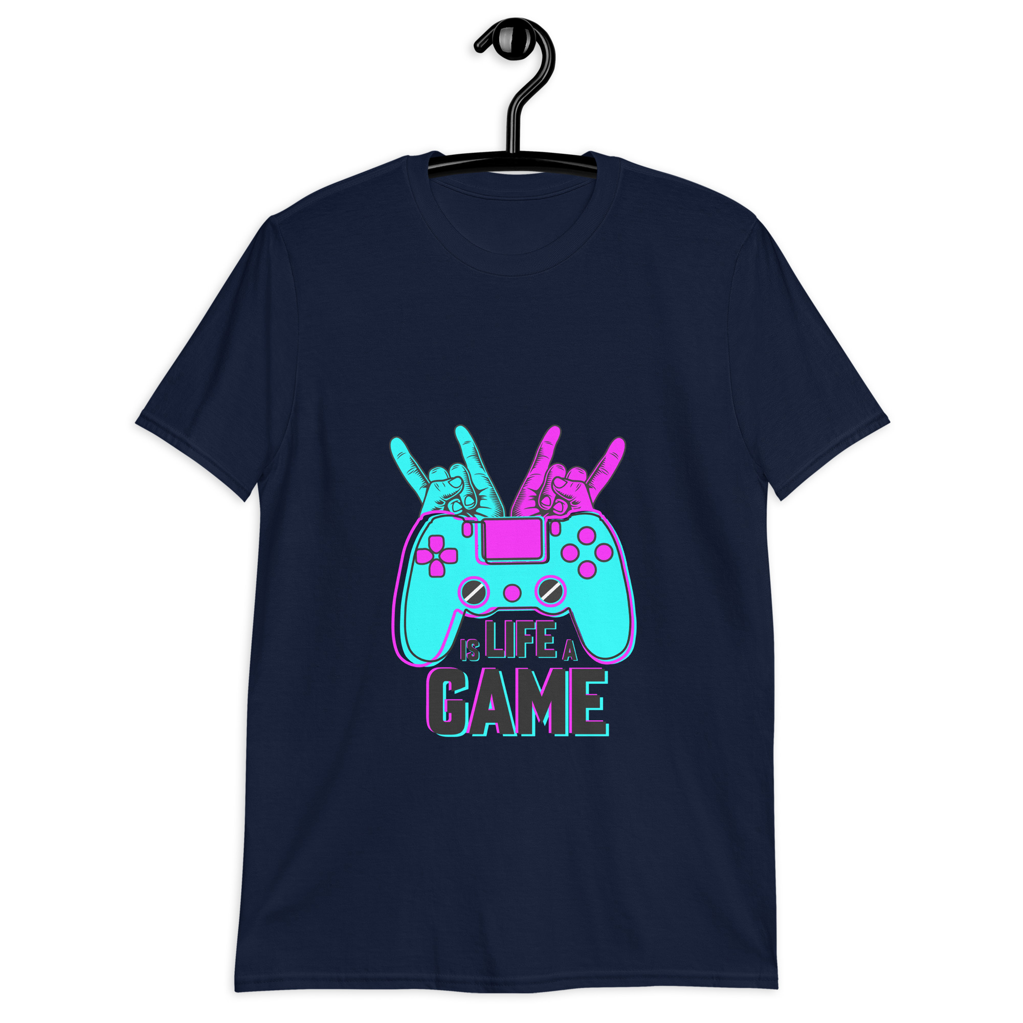 Camiseta ``Life Is a Game (Gamepad Retro)´´ - Gamer - Imagen 4