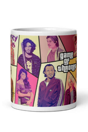 Taza “Juego de Tronos x GTA” – Edición Retro