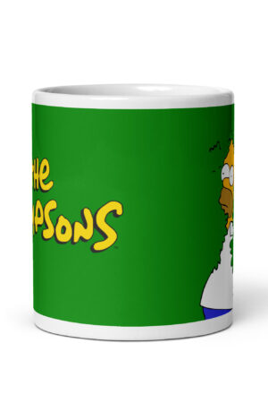 Taza Homer Camuflado – El clásico meme del arbusto - The Simpson