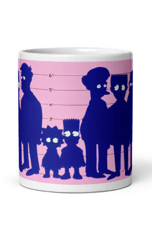 Taza Siluetas de Springfield – La familia más icónica en sombra - The Simpson