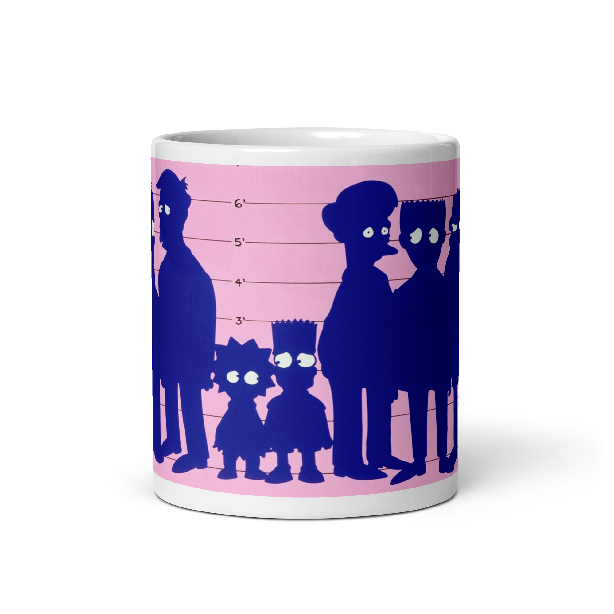 Taza Siluetas de Springfield – La familia más icónica en sombra - The Simpson