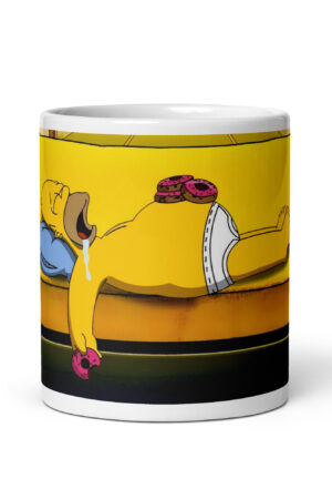 Taza Homer en el Sofá – El descanso del guerrero - The Simpson