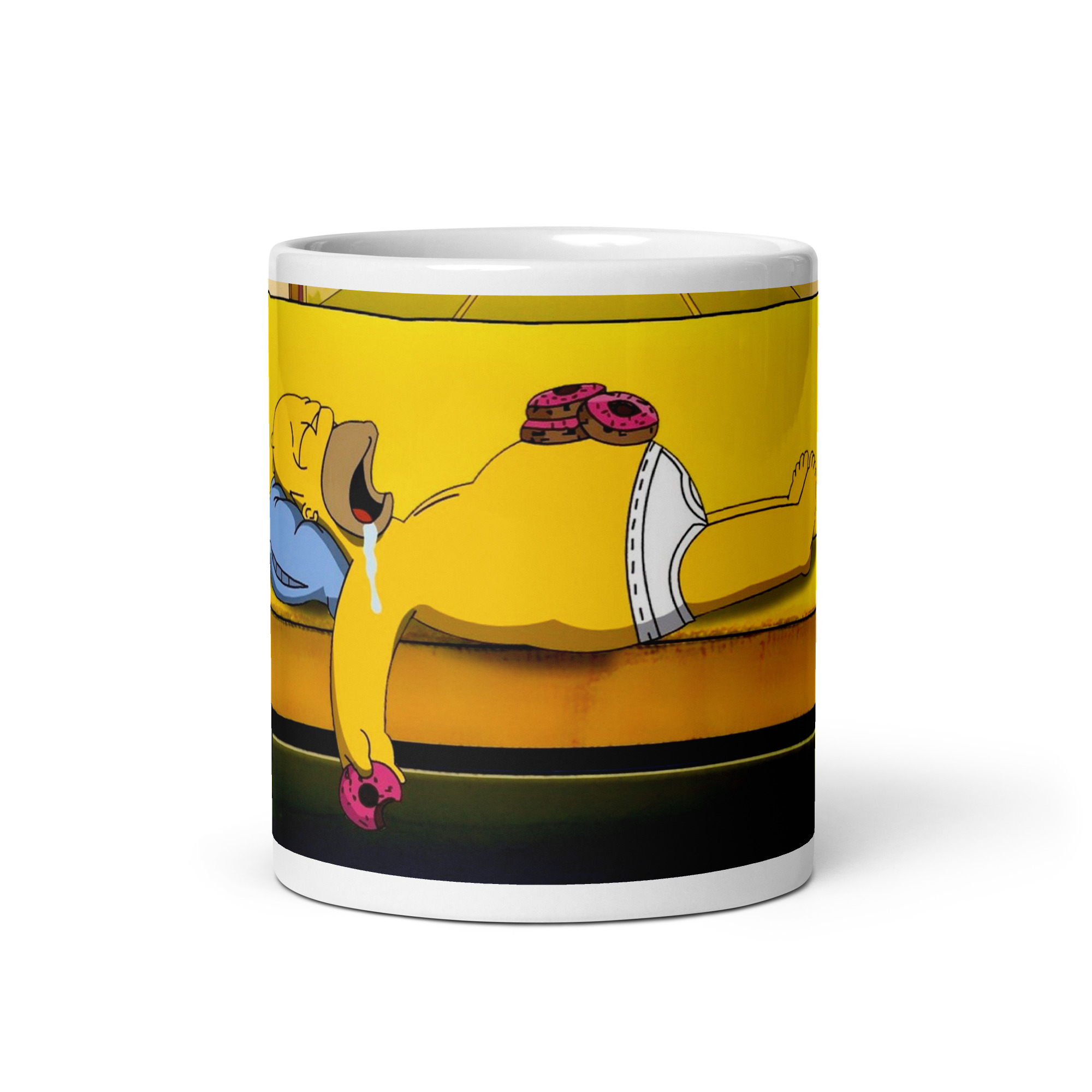 Taza Homer en el Sofá – El descanso del guerrero - The Simpson