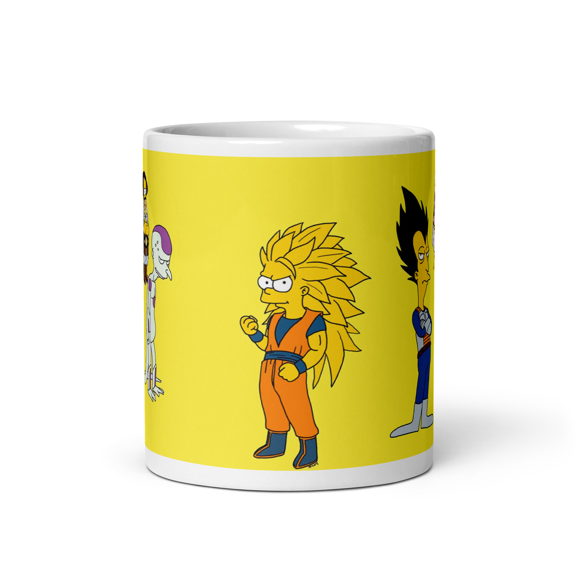 Taza Crossover Épico – Springfield se encuentra con Dragon Ball - The Simpson