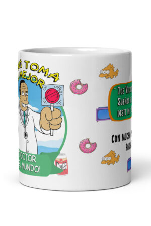 Taza “El Doctor del Mundo” – El toque humorístico y profesional de Los Simpson - The Simpson