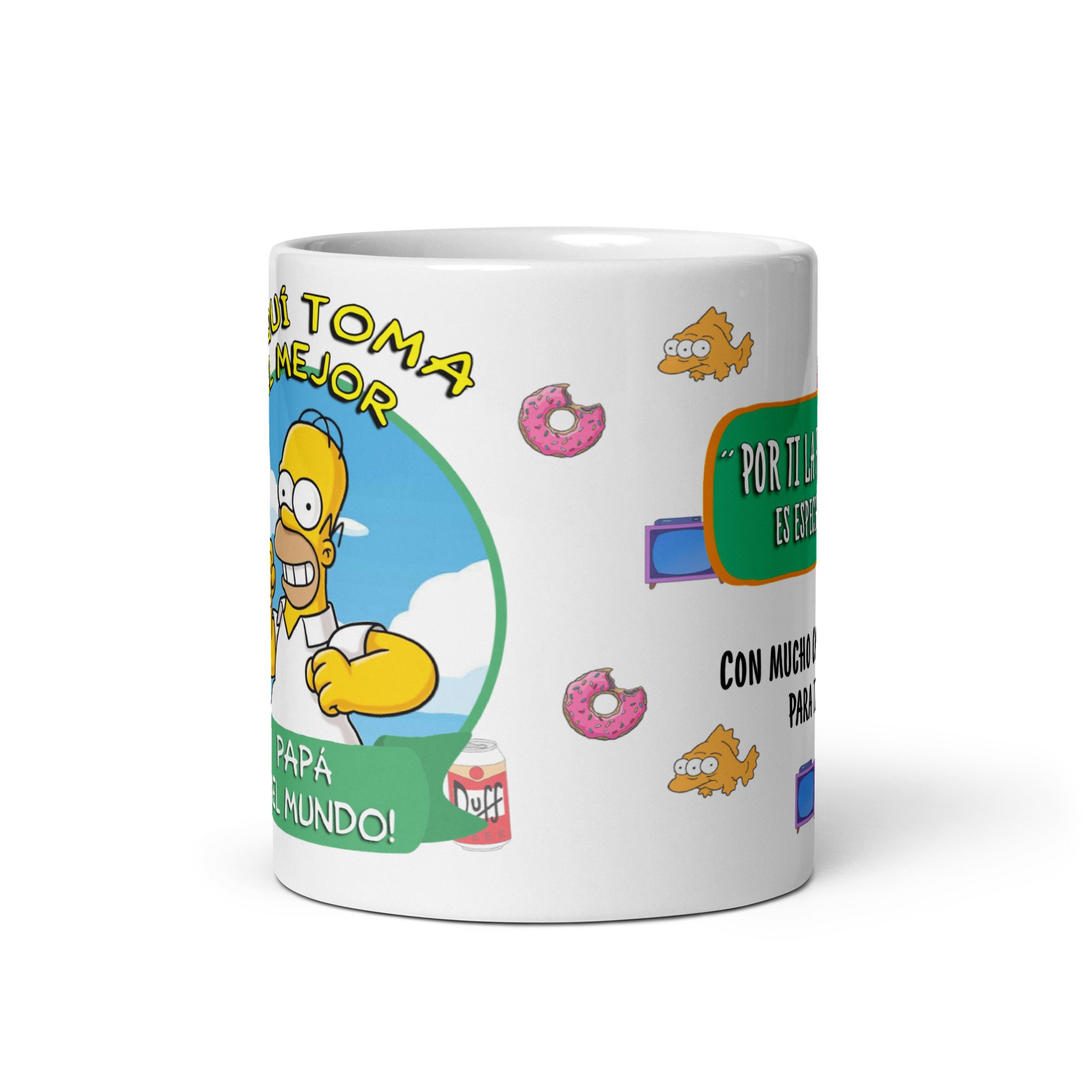 Taza “El Papá del Mundo” – Homer Simpson y el amor paternal más divertido - The Simpson