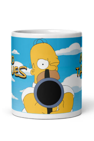 Taza “No Toques Mi Taza” – El lado más gruñón y gracioso de Homer - The Simpson