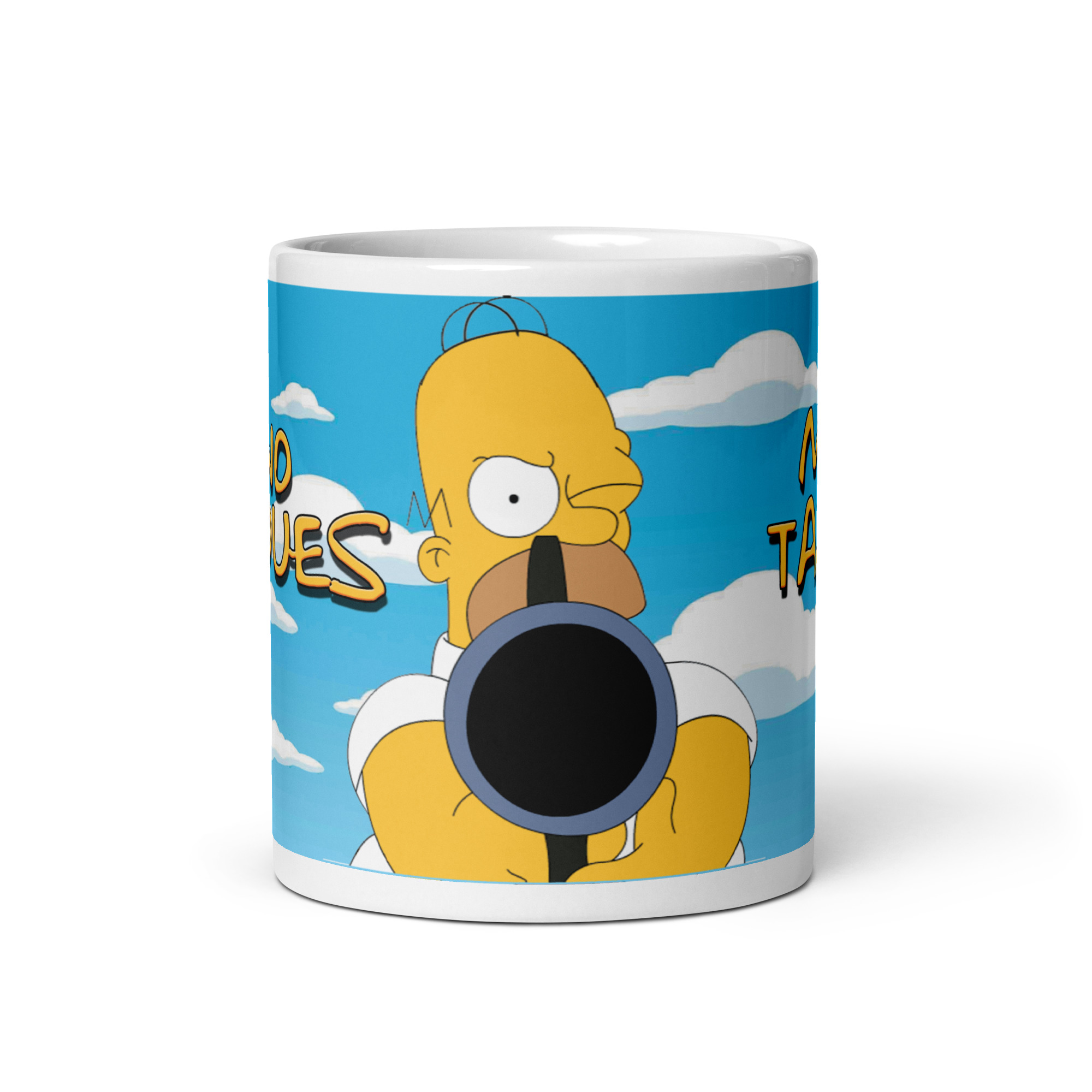 Taza “No Toques Mi Taza” – El lado más gruñón y gracioso de Homer - The Simpson