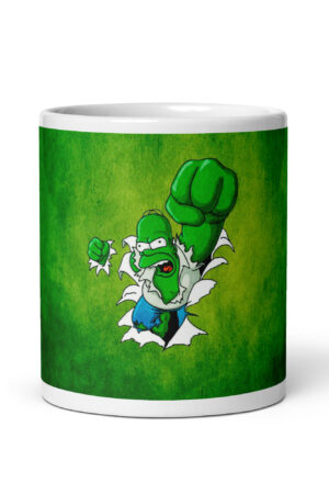 Taza “Homer Smash” – La Parodia Simpson del Increíble Hulk - The Simpson