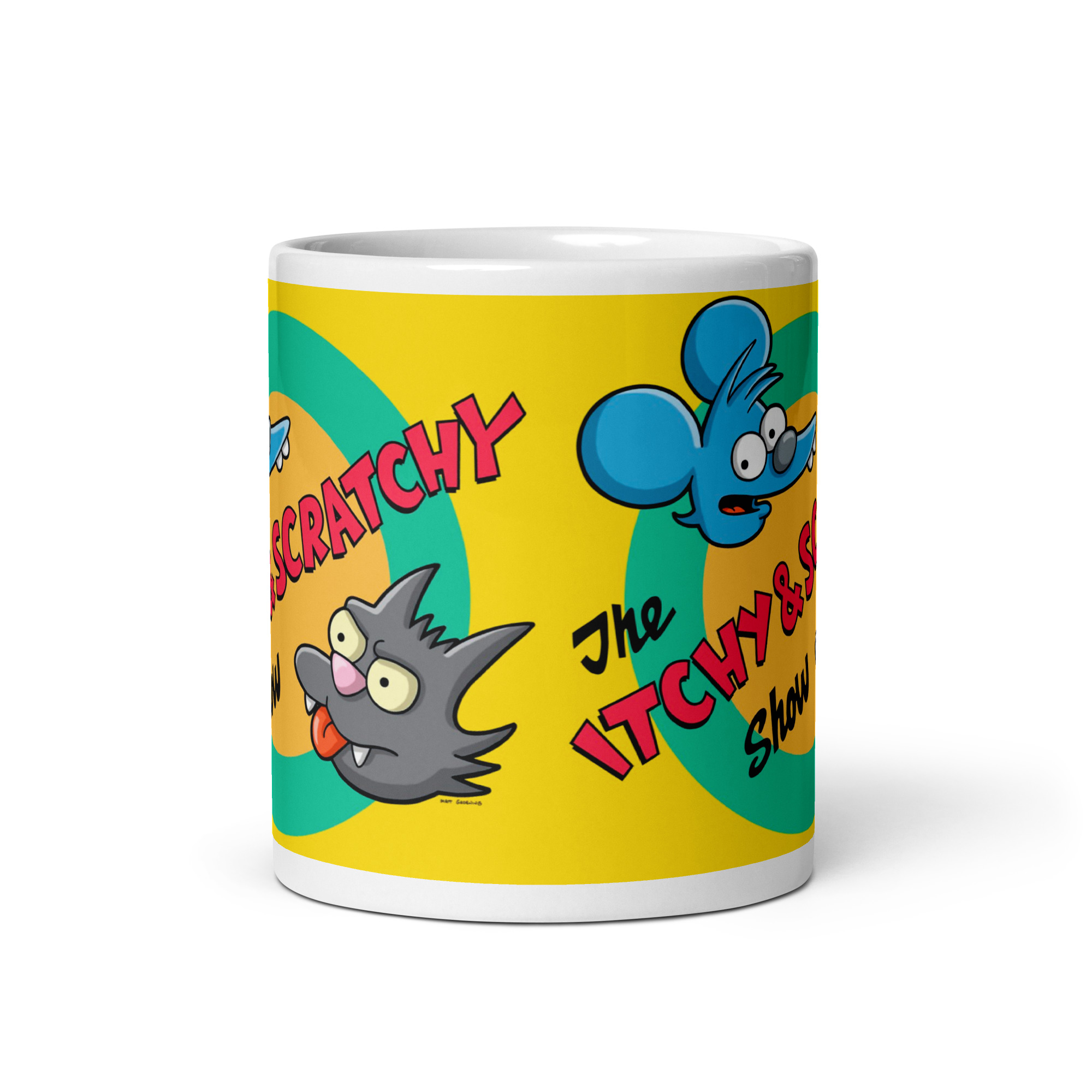 Taza “Rasca y Pica Show” – Humor clásico de Springfield - The Simpson
