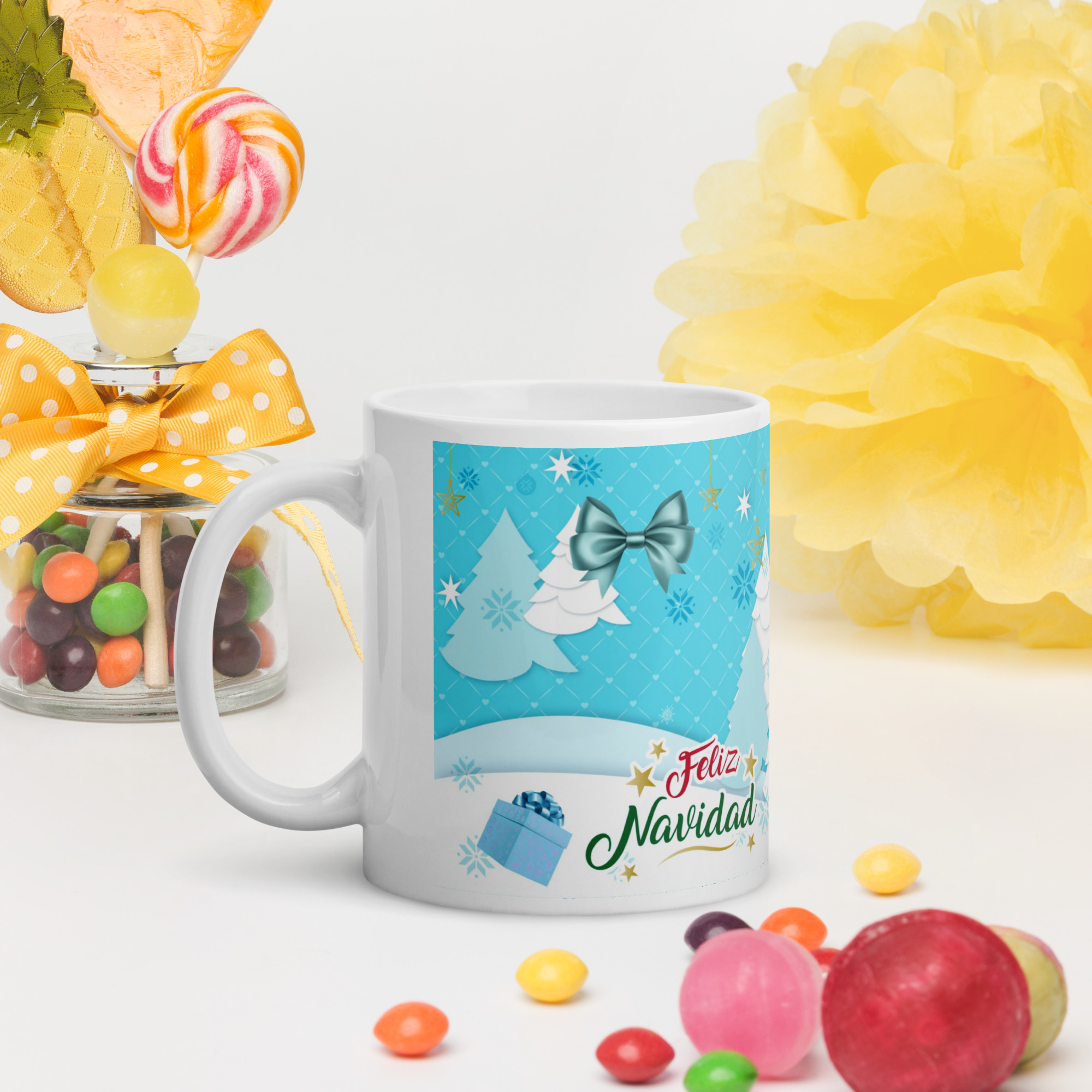 Taza Navideña – Princesas de navidad 8 - Imagen 2