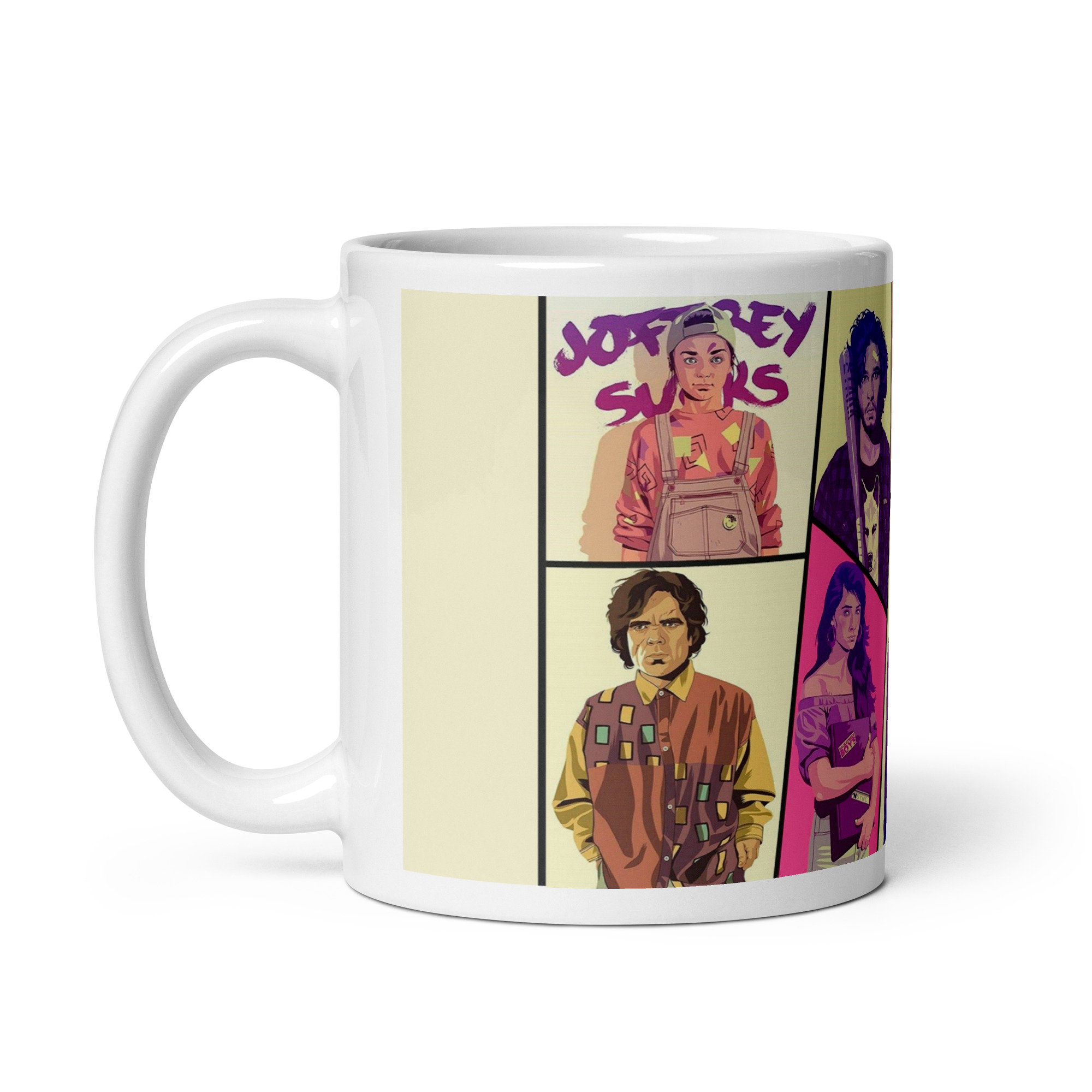 Taza “Juego de Tronos x GTA” – Edición Retro - Imagen 3