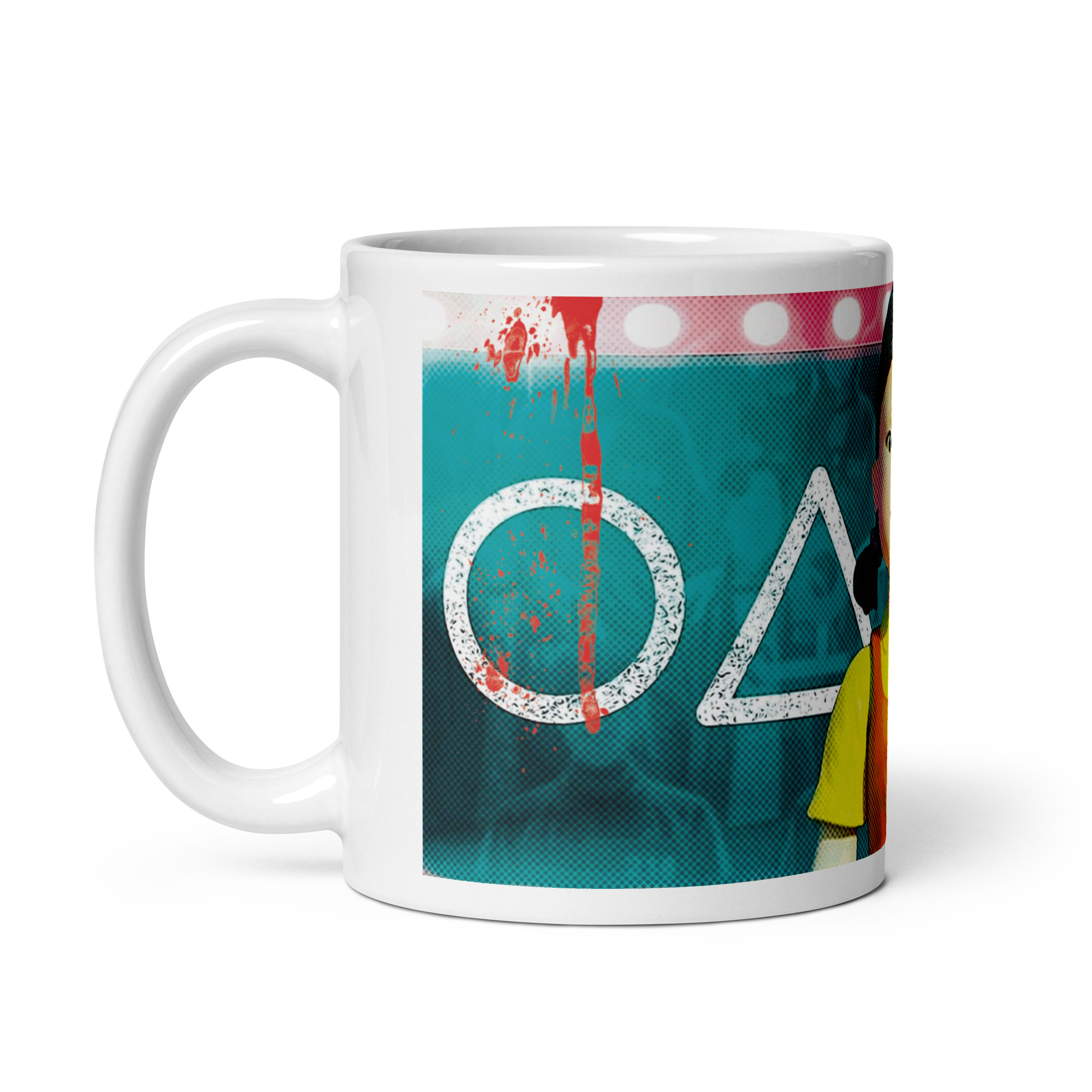 Taza El Juego del Calamar – La Muñeca Letal “Luz Roja, Luz Verde” - Imagen 3