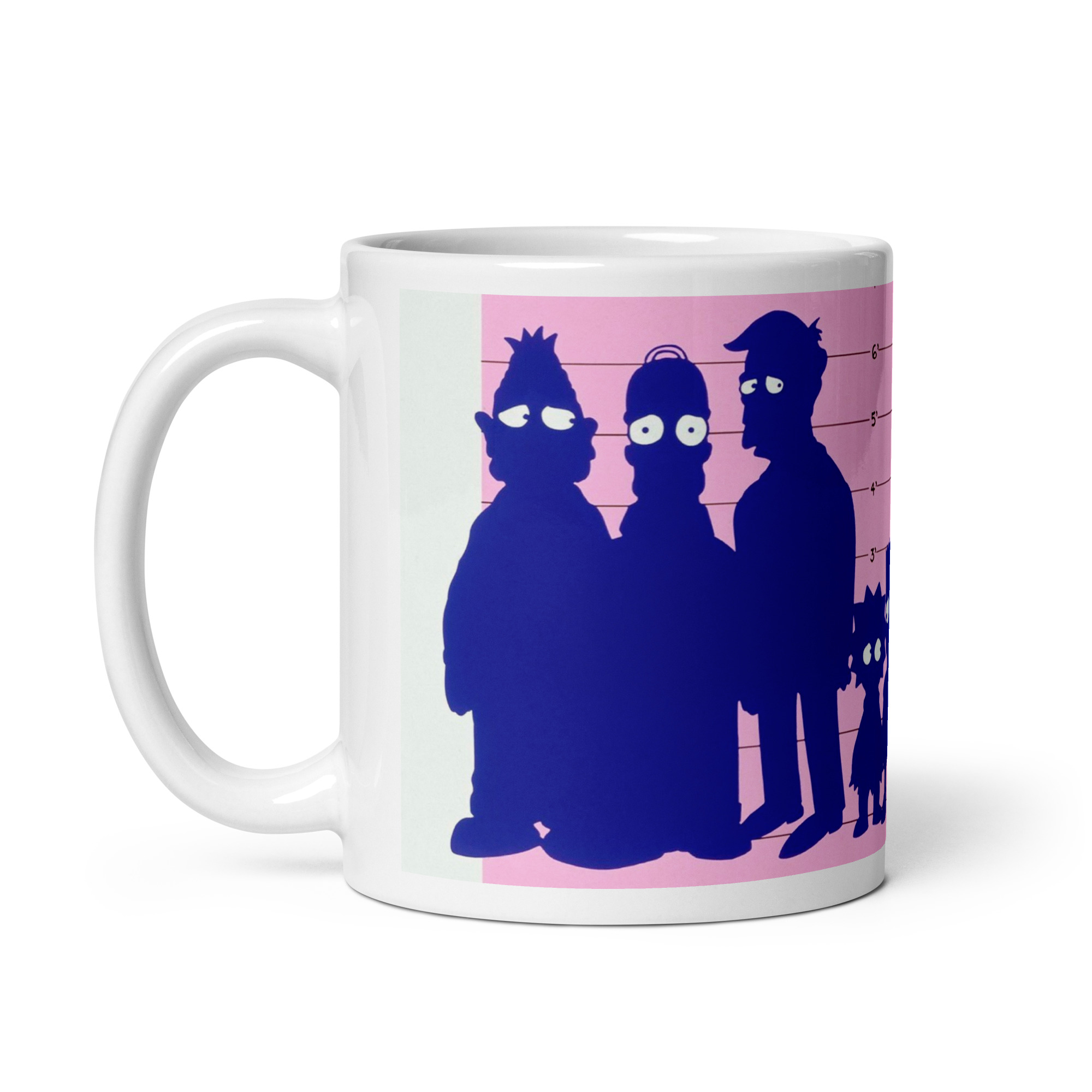 Taza Siluetas de Springfield – La familia más icónica en sombra - The Simpson - Imagen 3