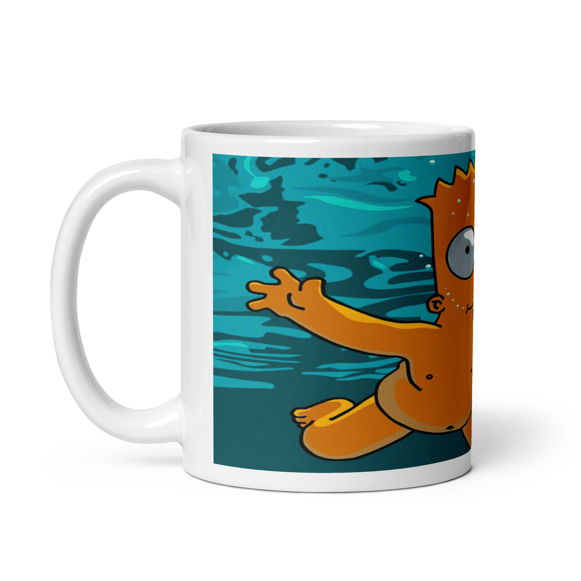 Taza Bart Nirvana – El rebelde de Springfield al estilo Nevermind - The Simpson - Imagen 3