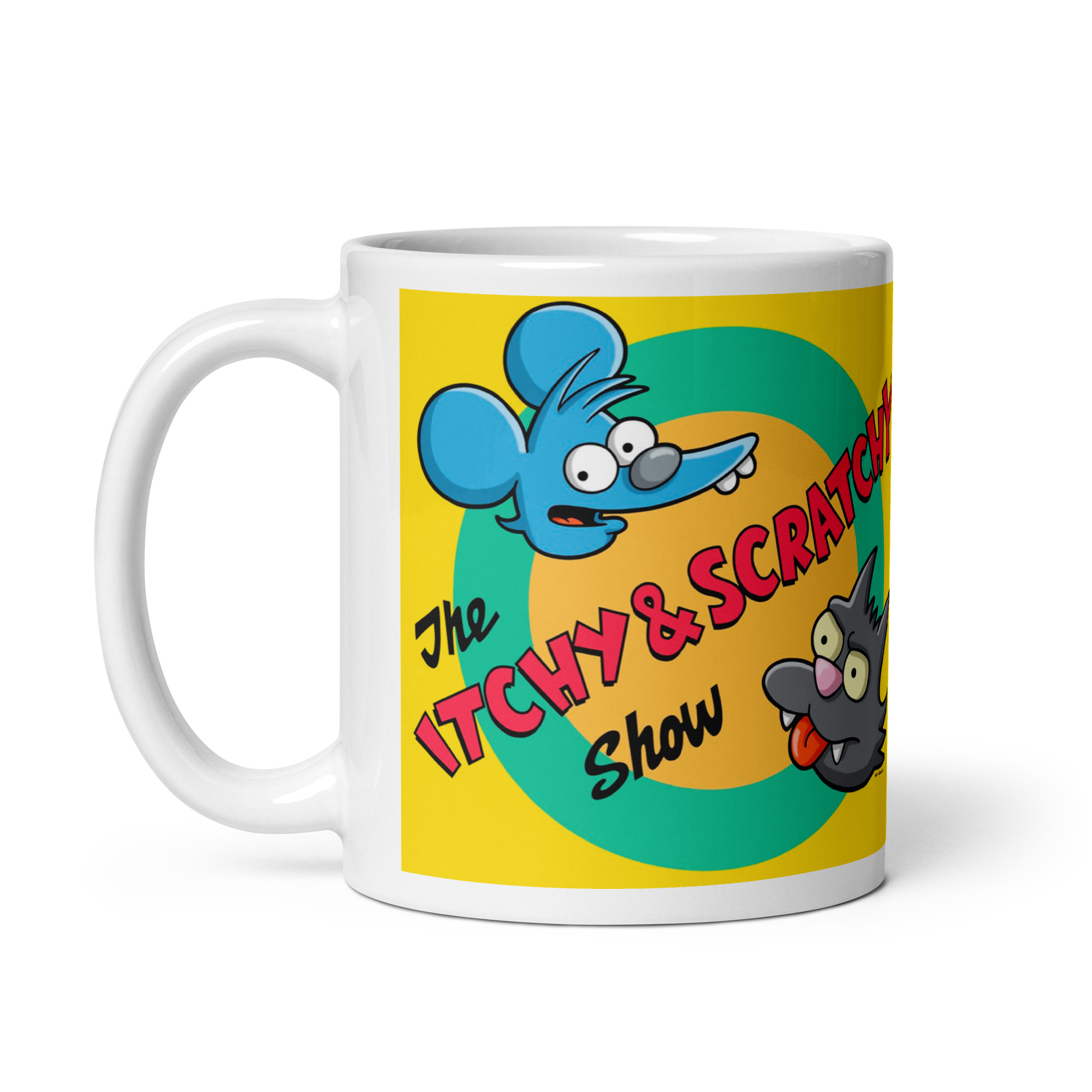 Taza “Rasca y Pica Show” – Humor clásico de Springfield - The Simpson - Imagen 3