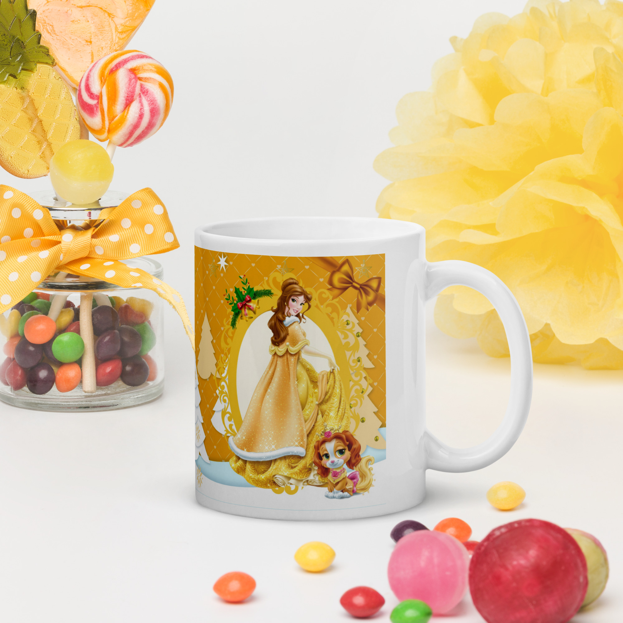 Taza Navideña – Princesas de Navidad 2 - Imagen 3