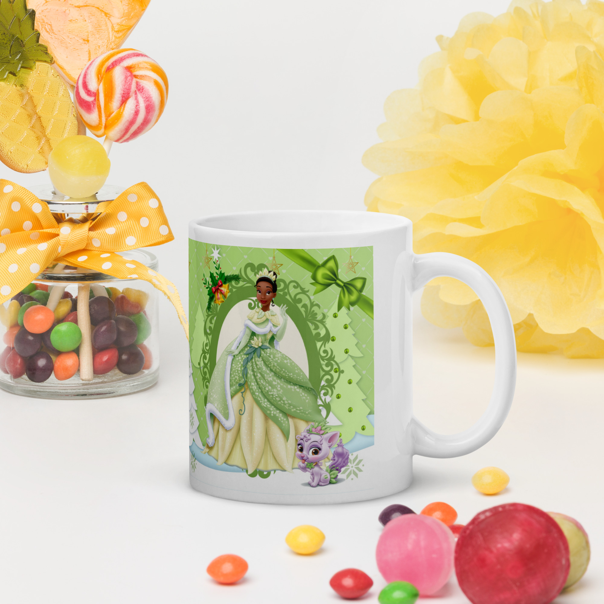 Taza Navideña – Princesas de navidad 7 - Imagen 3