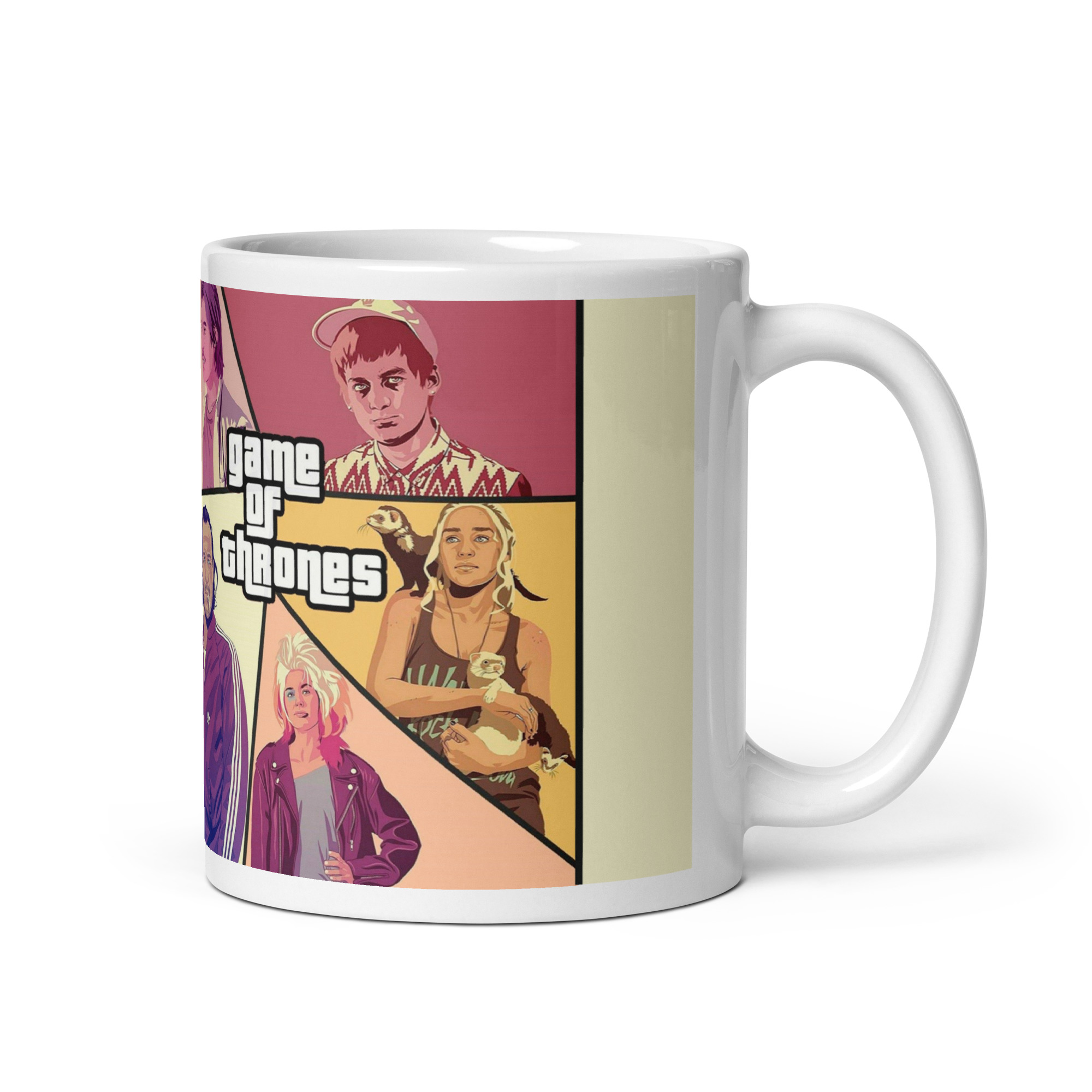 Taza “Juego de Tronos x GTA” – Edición Retro - Imagen 2