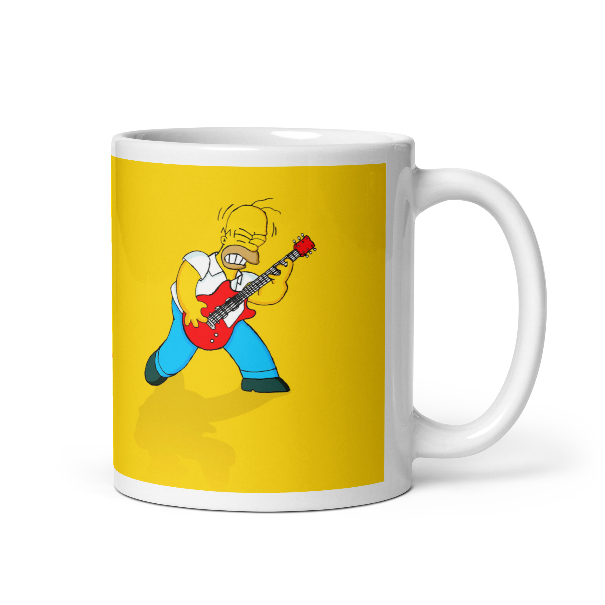 Taza Homer Rockstar – Café, guitarra y puro rock - The Simpson - Imagen 2