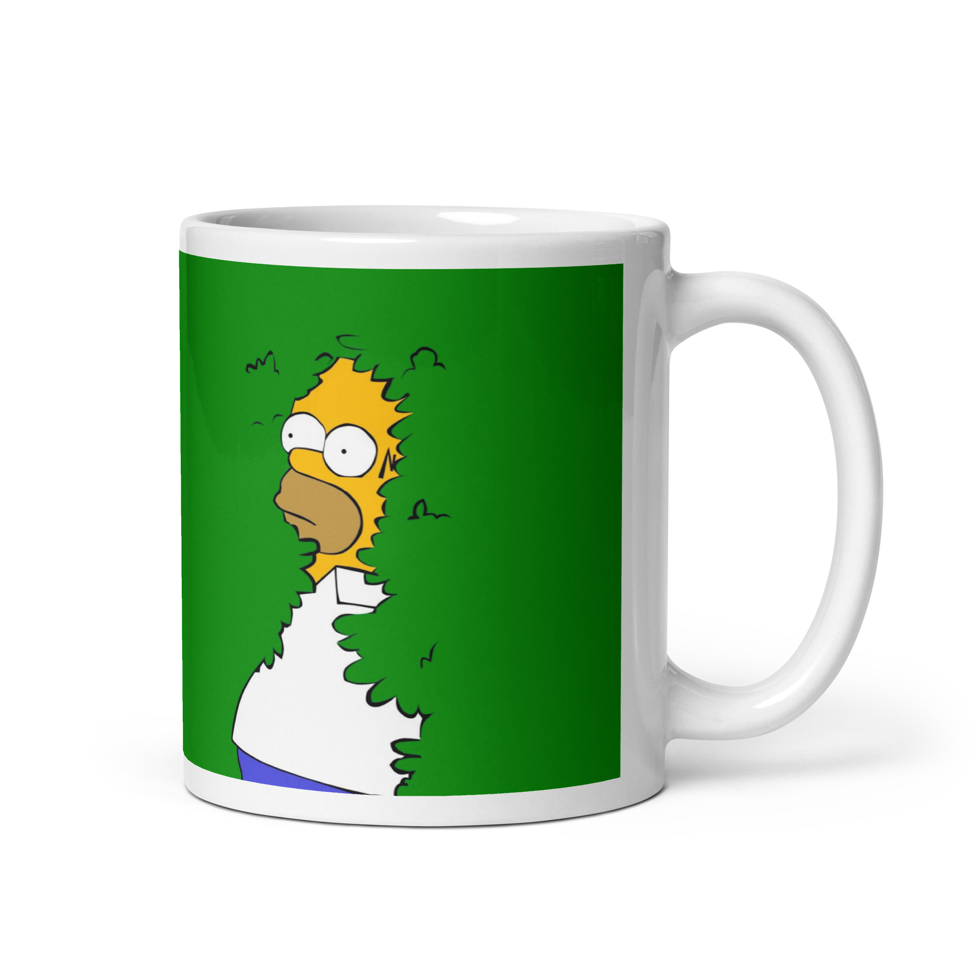 Taza Homer Camuflado – El clásico meme del arbusto - The Simpson - Imagen 2