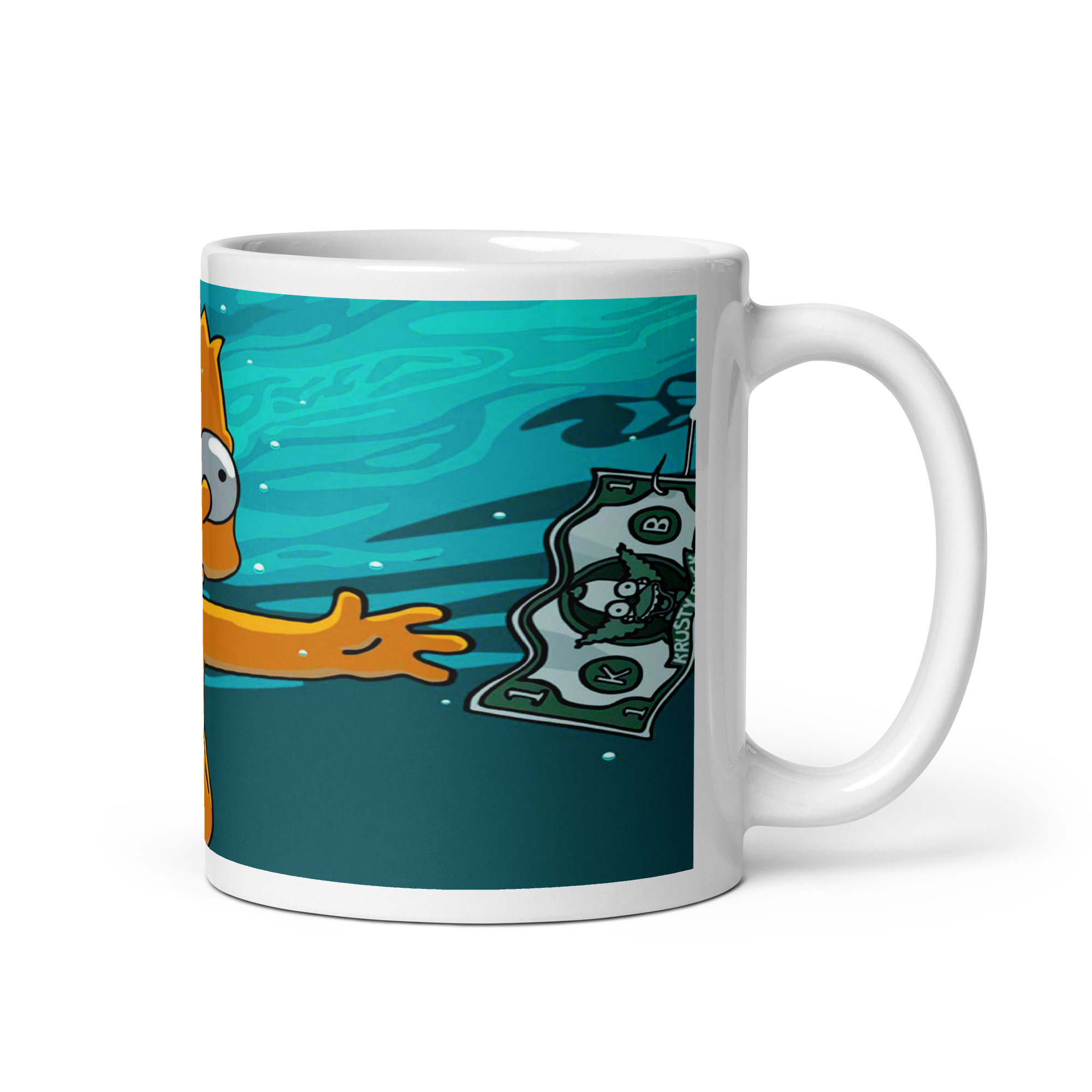 Taza Bart Nirvana – El rebelde de Springfield al estilo Nevermind - The Simpson - Imagen 2