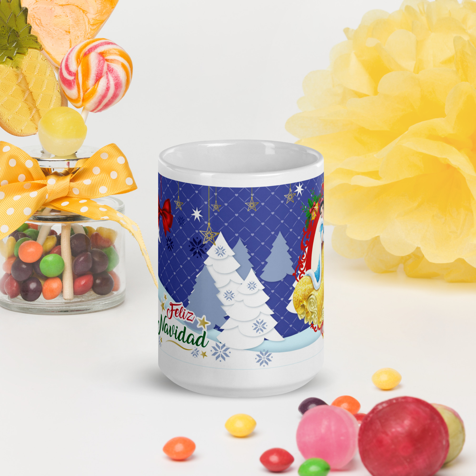 Taza Navideña – Princesas de Navidad 3 - Imagen 6