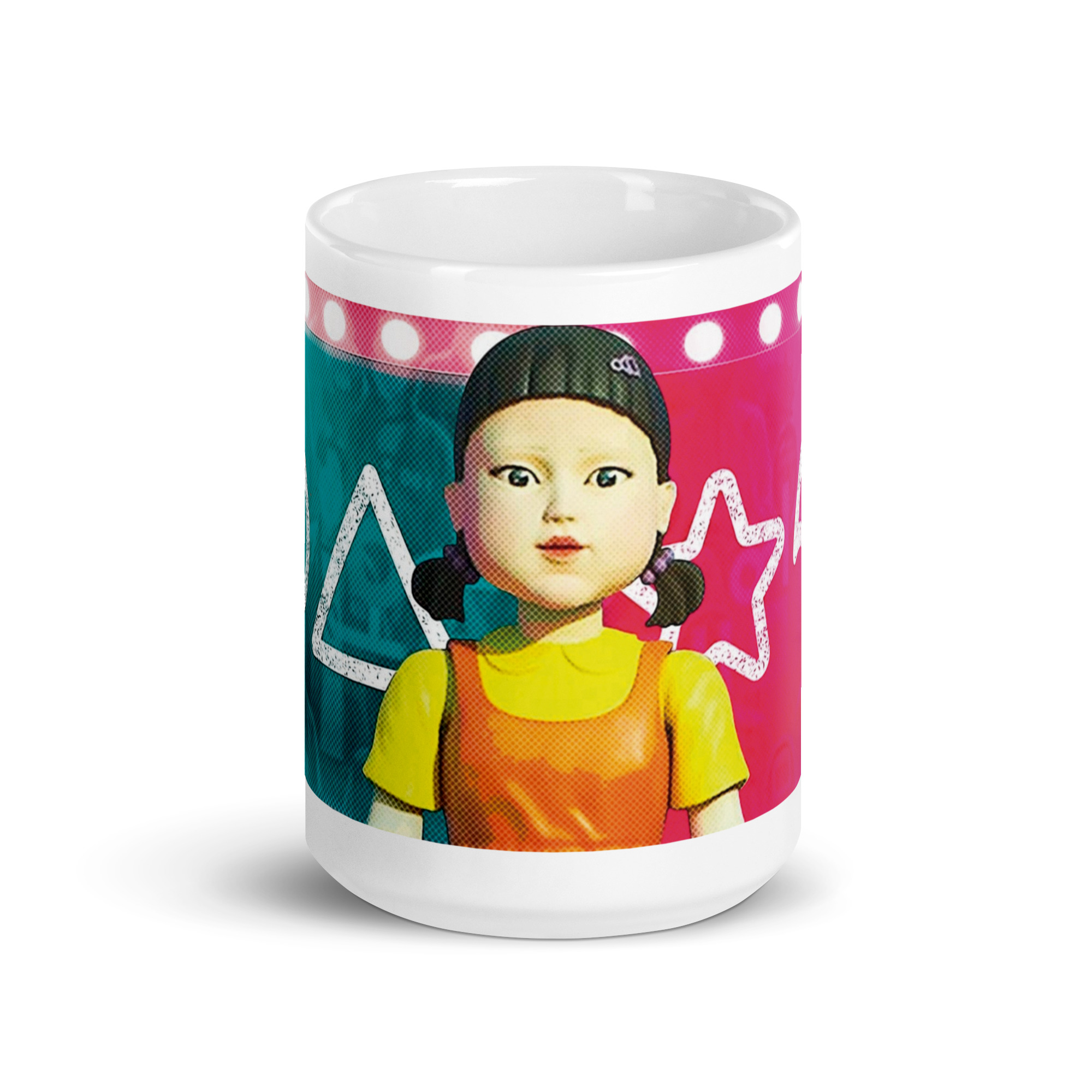 Taza El Juego del Calamar – La Muñeca Letal “Luz Roja, Luz Verde” - Imagen 6