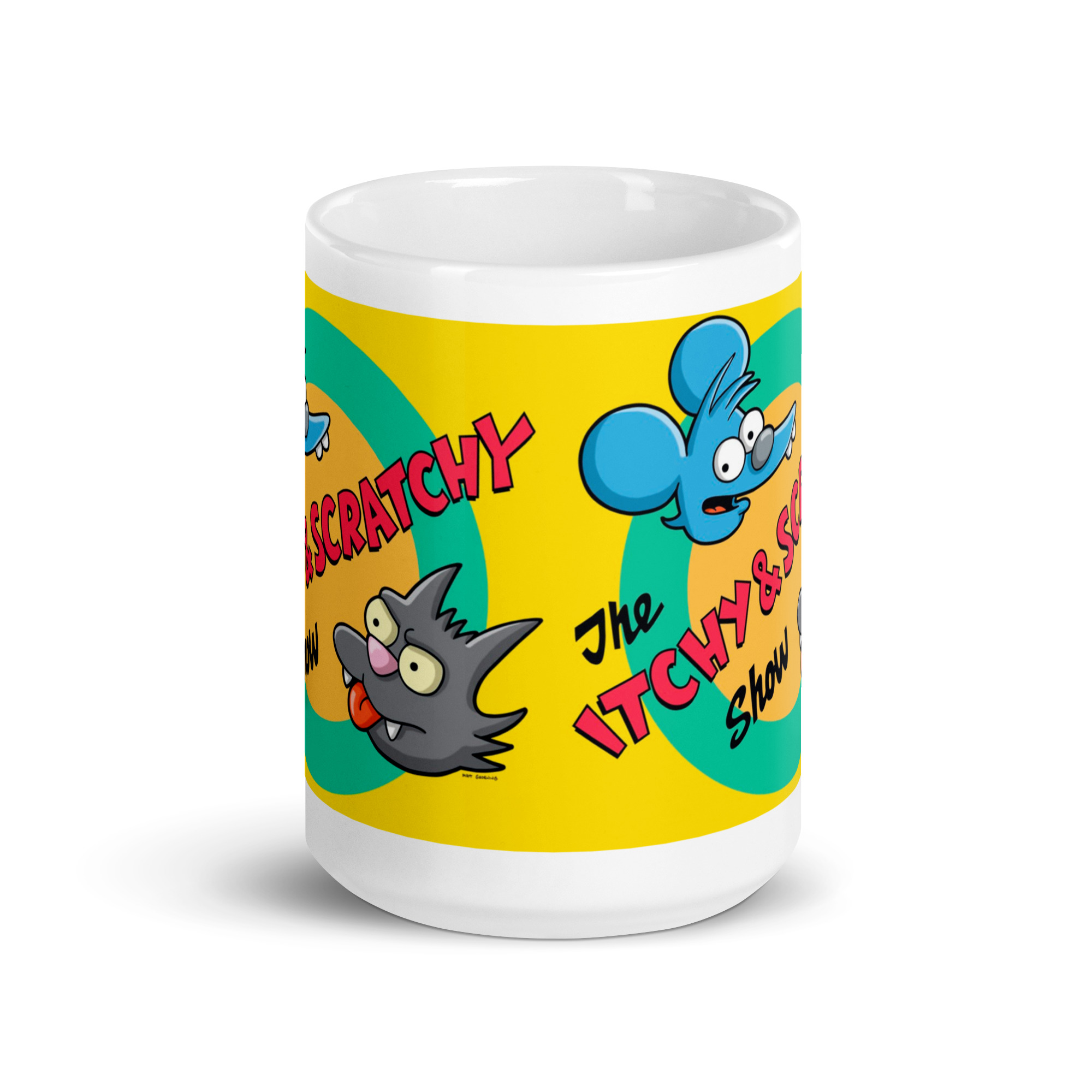 Taza “Rasca y Pica Show” – Humor clásico de Springfield - The Simpson - Imagen 6