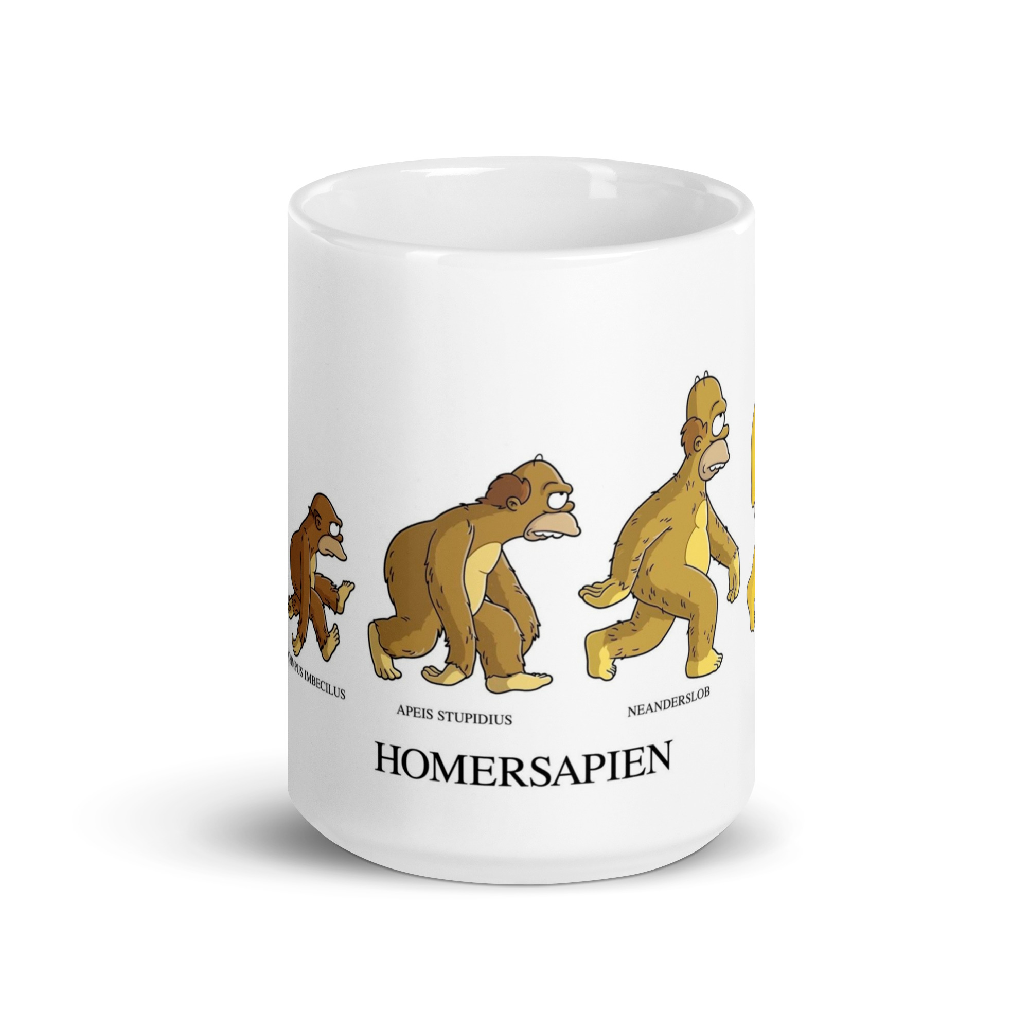Taza “Evolución de Homer” – Del mono al sofá - The Simpson - Imagen 6
