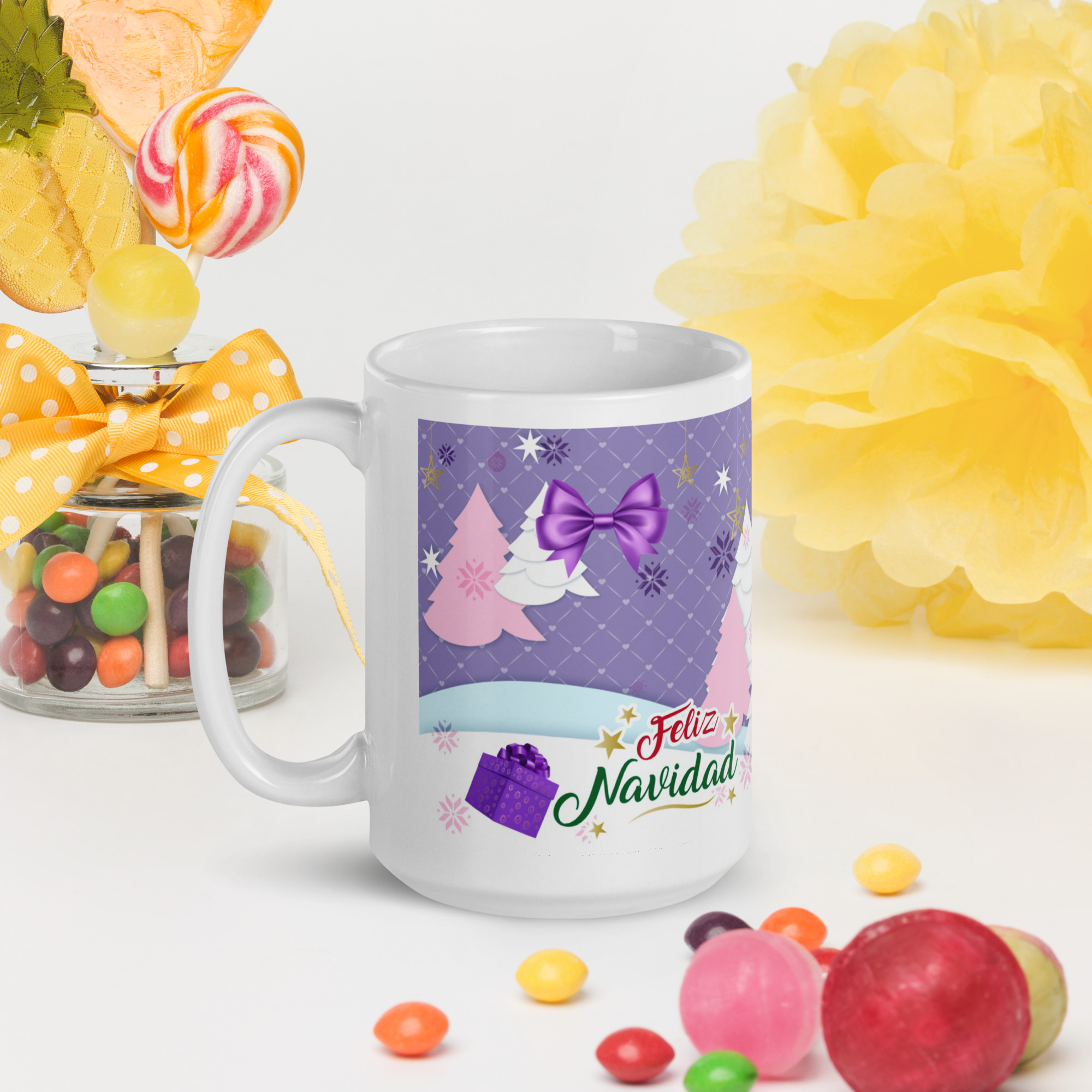 Taza Navideña – Princesas de Navidad 4 - Imagen 5