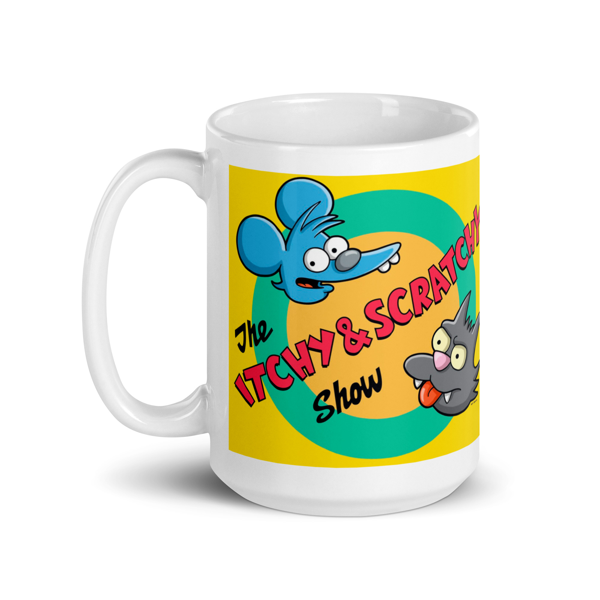 Taza “Rasca y Pica Show” – Humor clásico de Springfield - The Simpson - Imagen 5