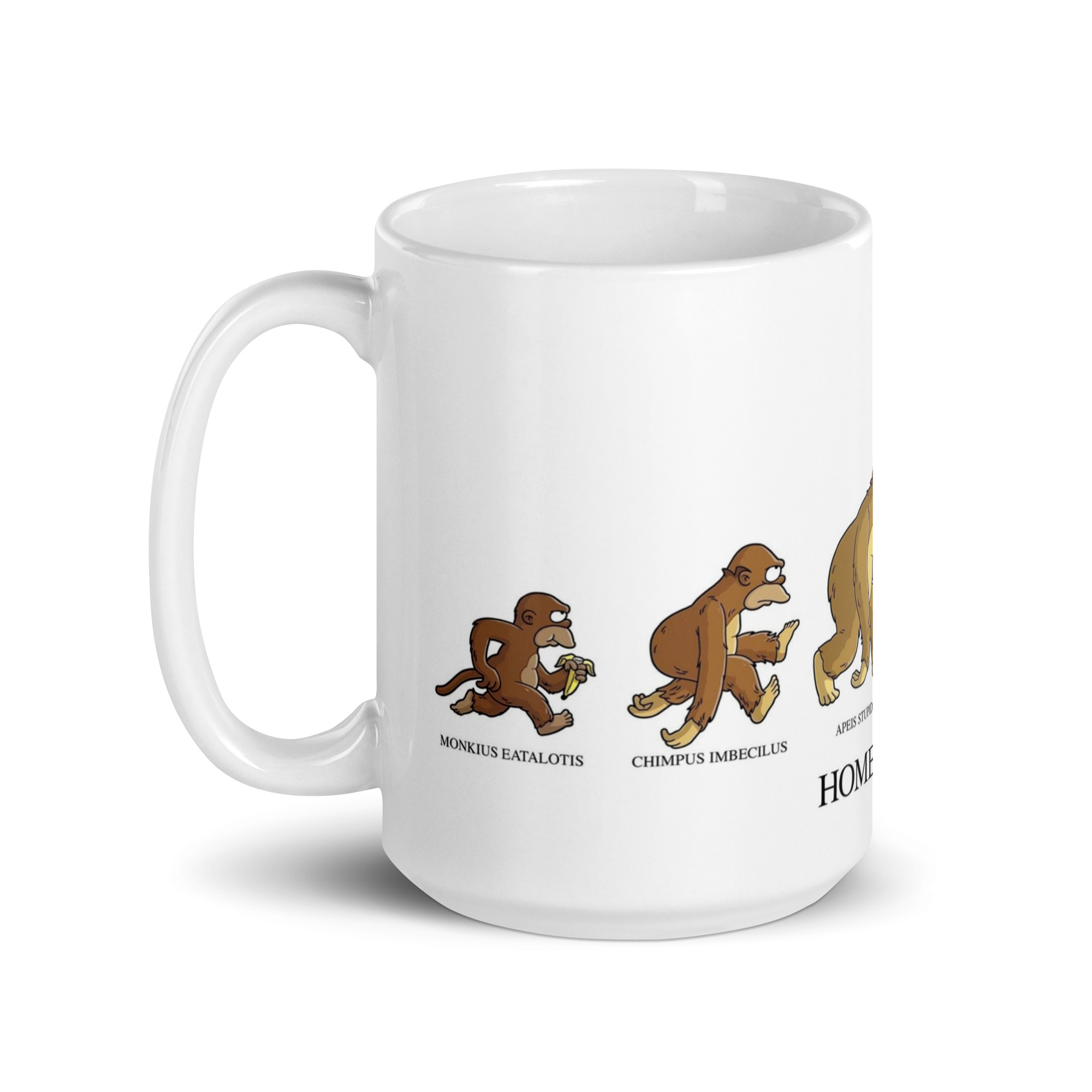 Taza “Evolución de Homer” – Del mono al sofá - The Simpson - Imagen 5