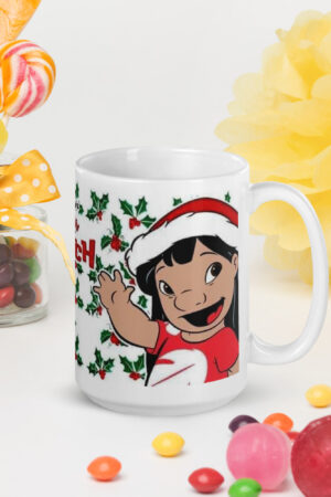 Taza Navideña – Lilo & Stitch