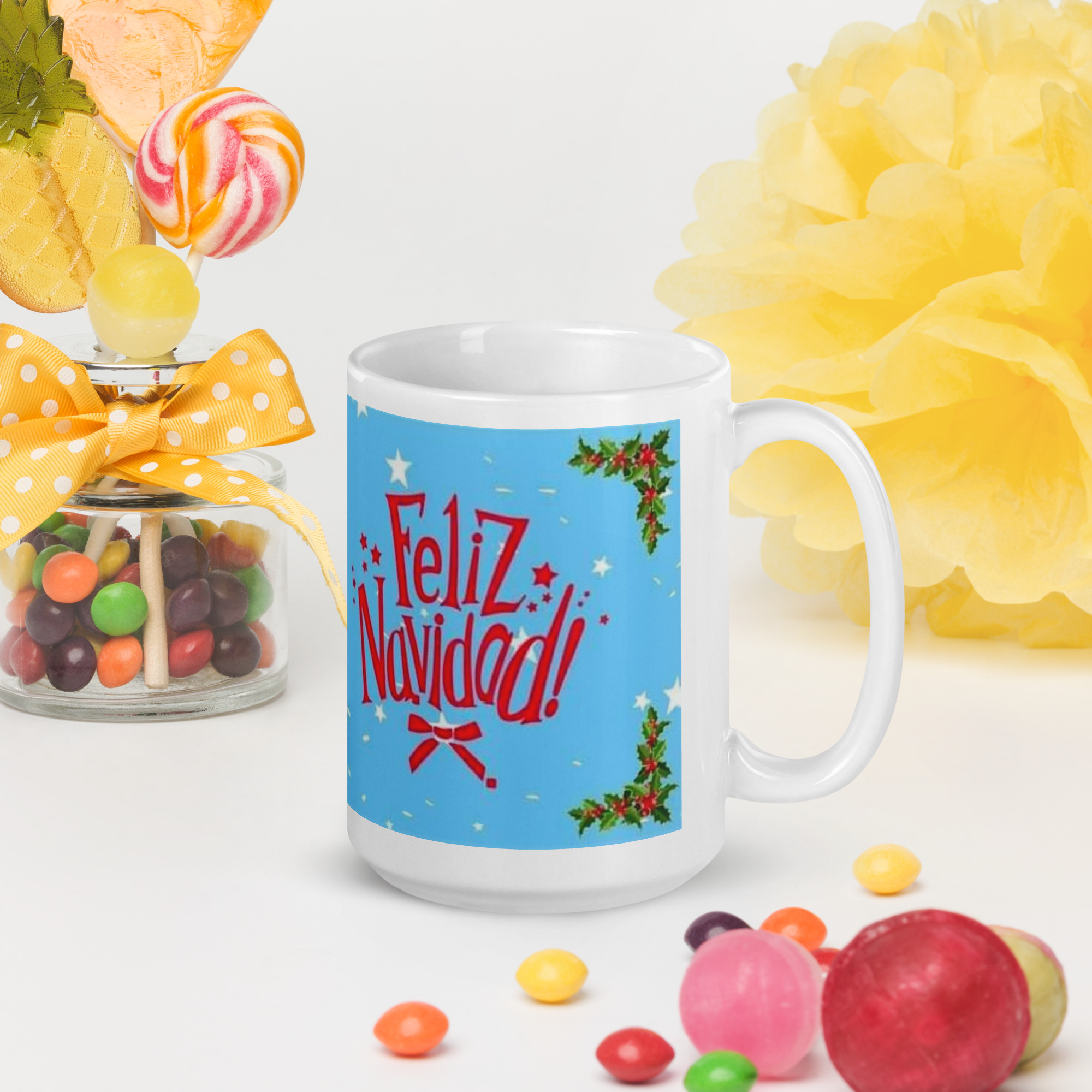Taza Navideña – Stitch