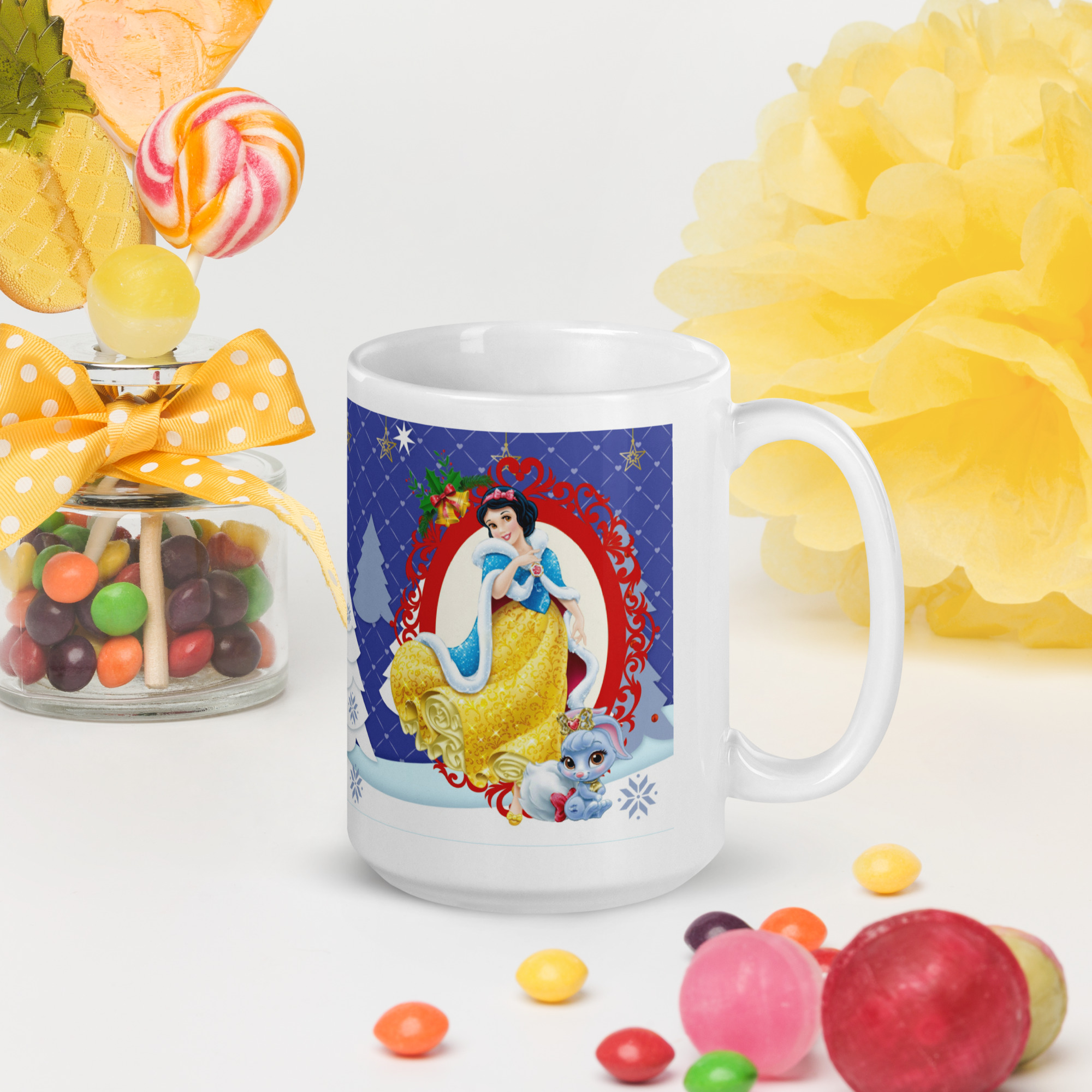 Taza Navideña – Princesas de Navidad 3