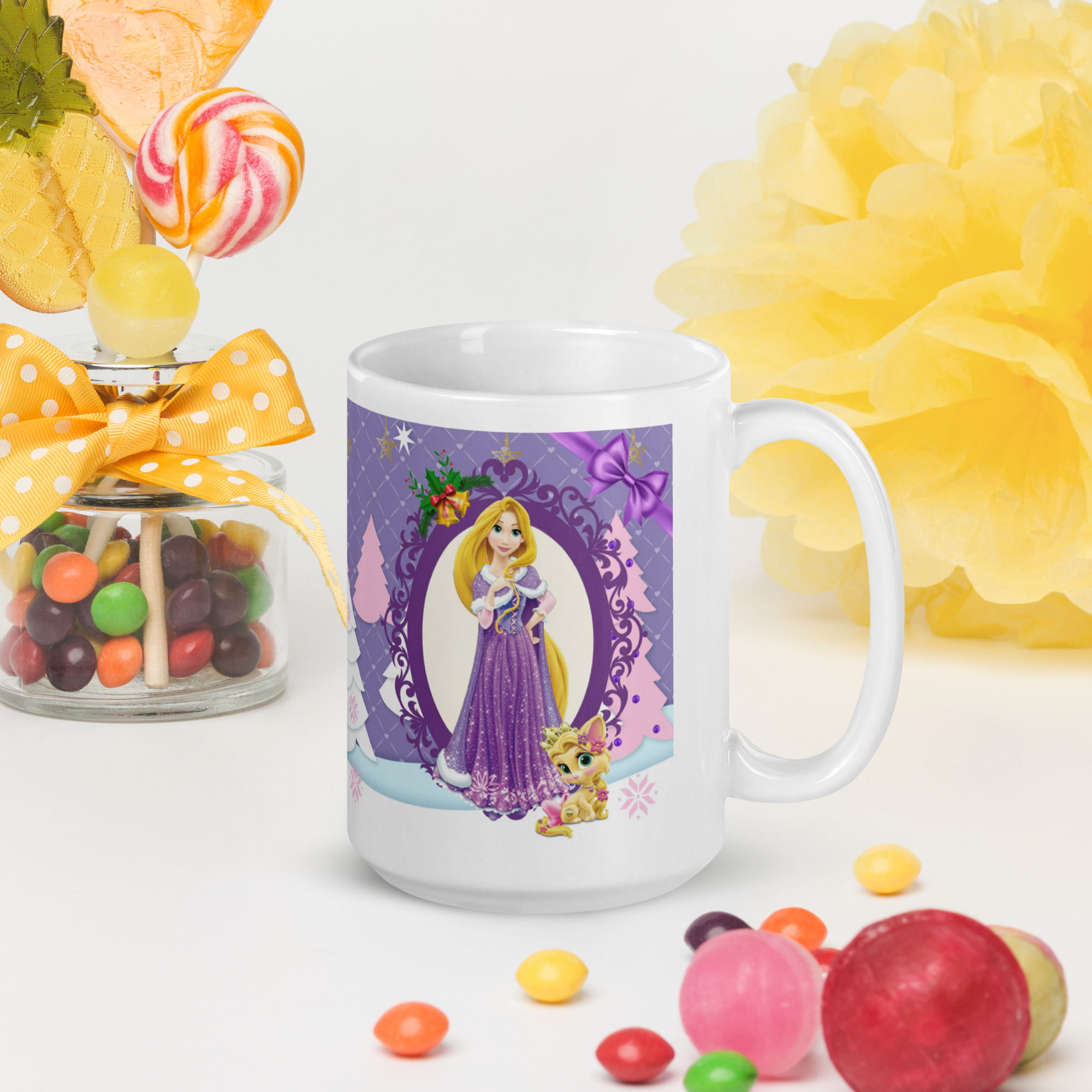 Taza Navideña – Princesas de Navidad 4