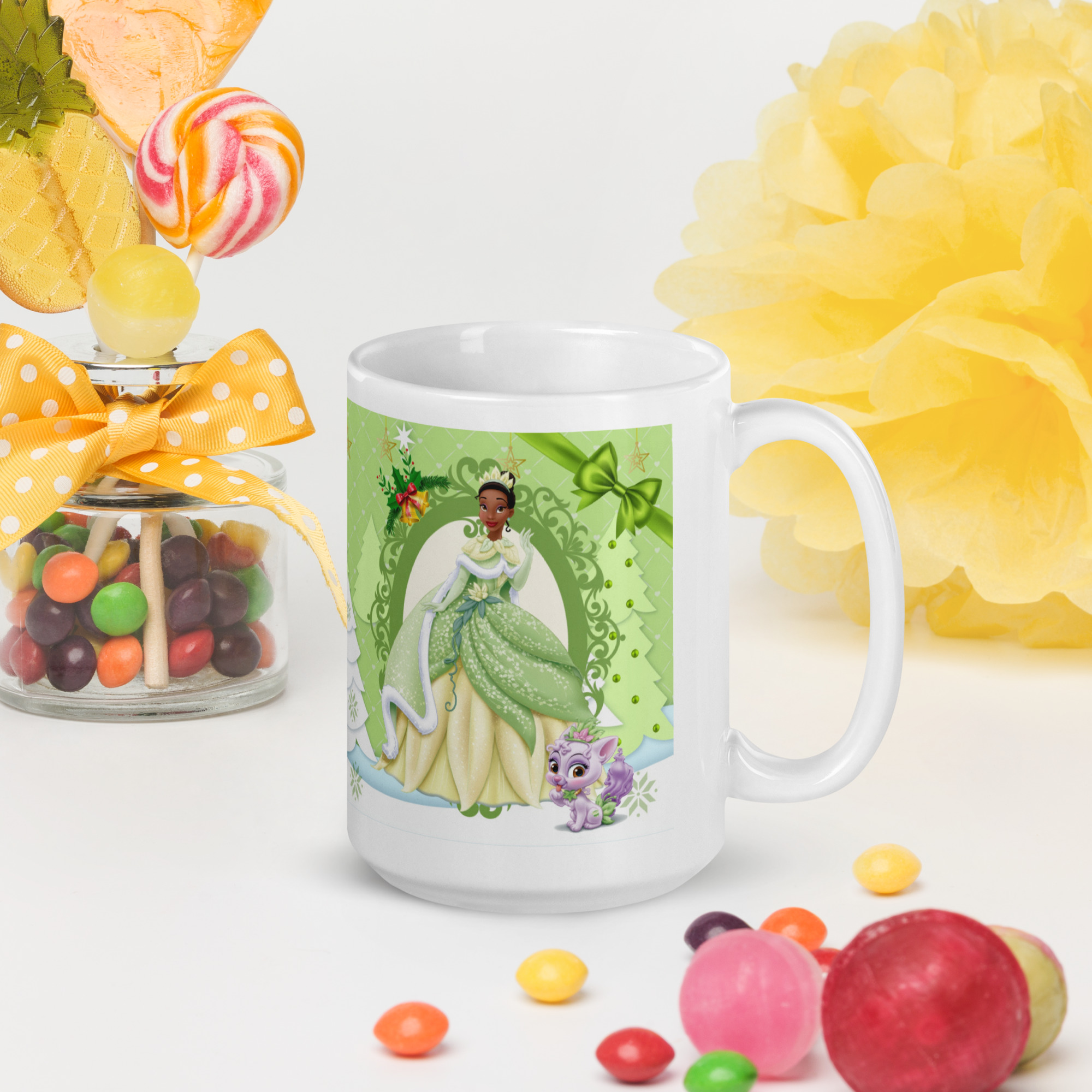 Taza Navideña – Princesas de navidad 7