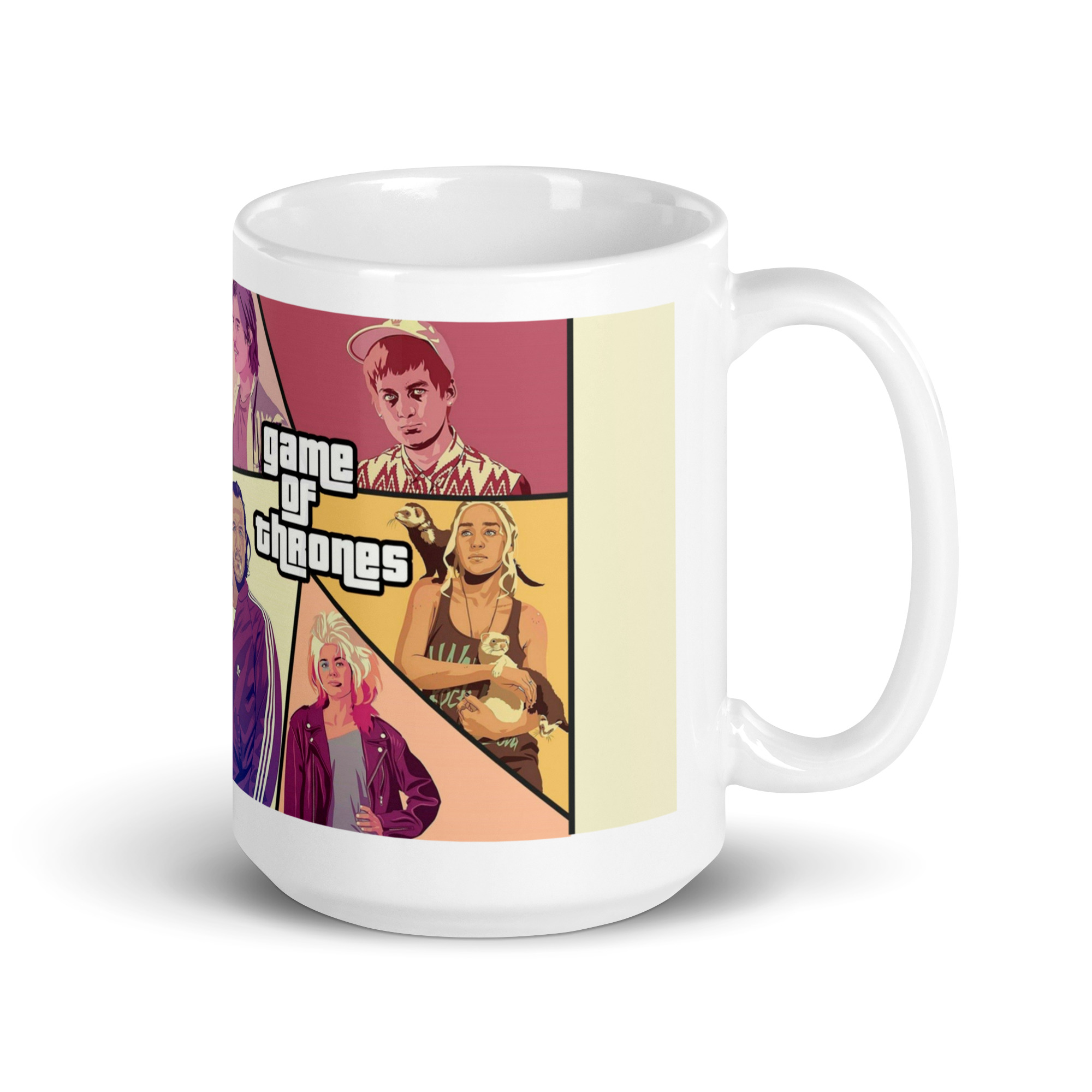 Taza “Juego de Tronos x GTA” – Edición Retro - Imagen 4