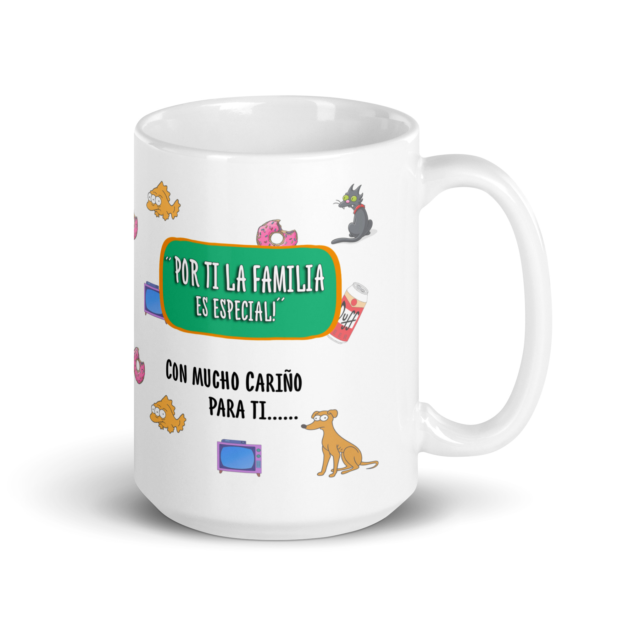 Taza “El Papá del Mundo” – Homer Simpson y el amor paternal más divertido - The Simpson - Imagen 4