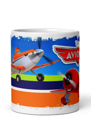 Taza Aviones — “Listos para despegar con Dusty”