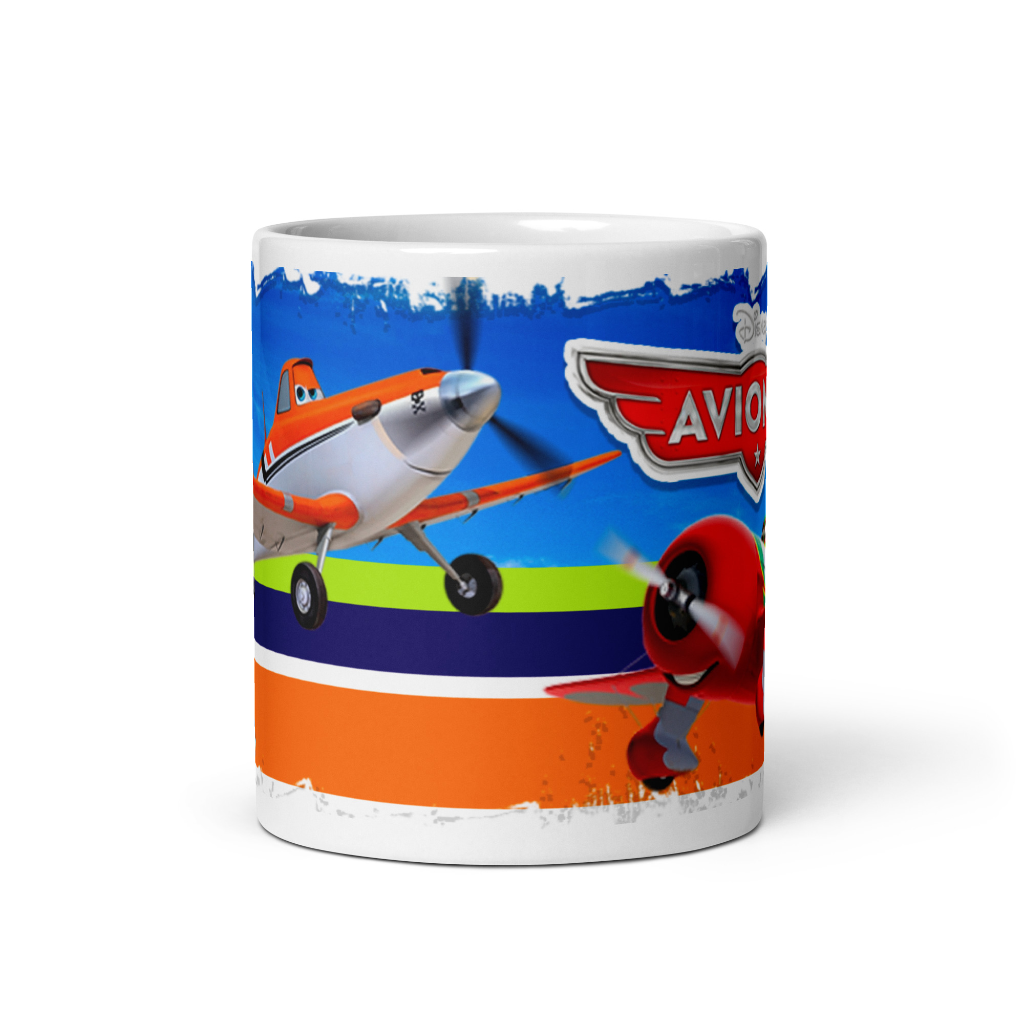 Taza Aviones — “Listos para despegar con Dusty”