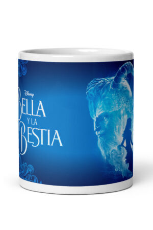 Taza Bella y Bestia Azul Hielo — “El hechizo del invierno”