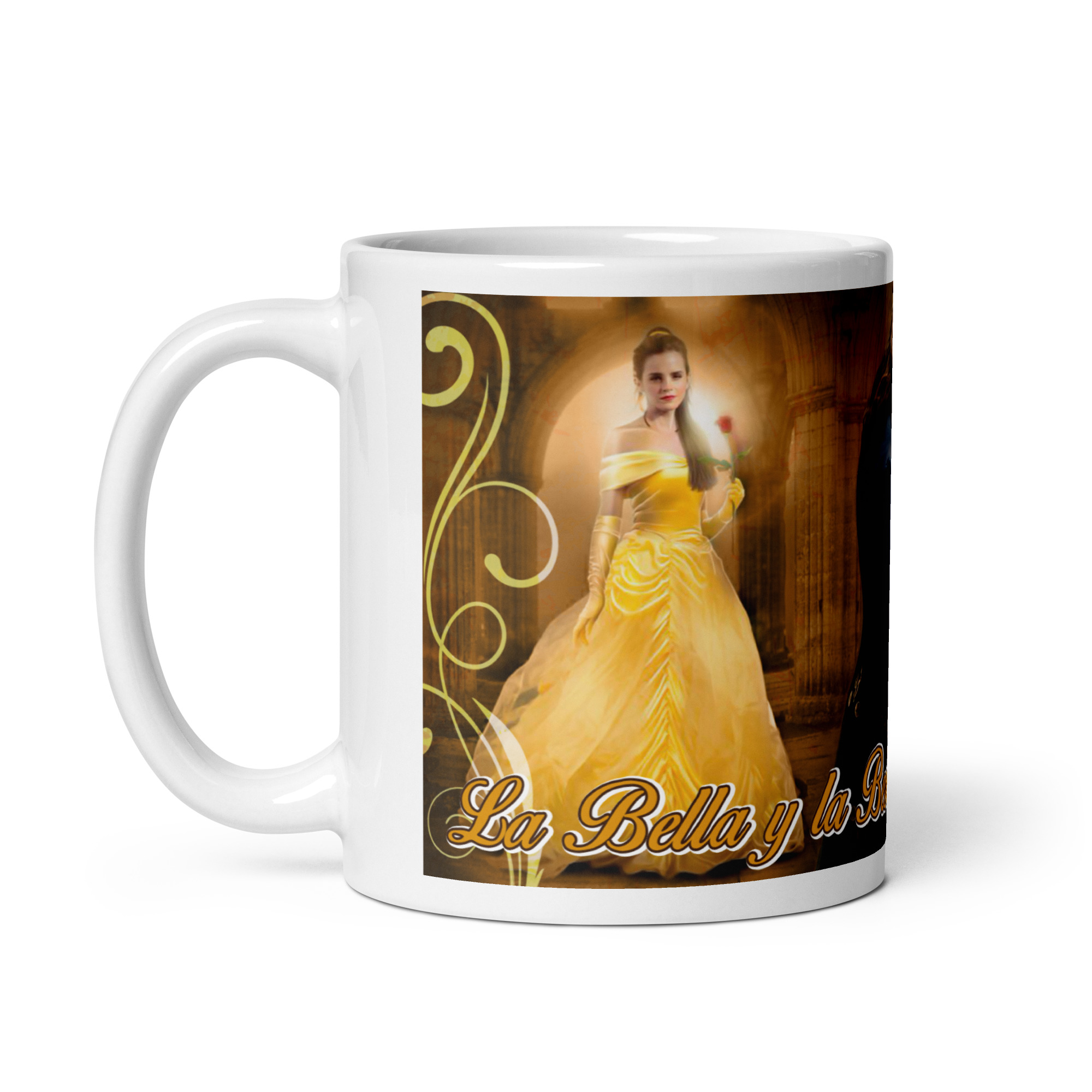 Taza Bella y Bestia Danza Dorada — “Un amor que brilla con luz propia” - Imagen 3