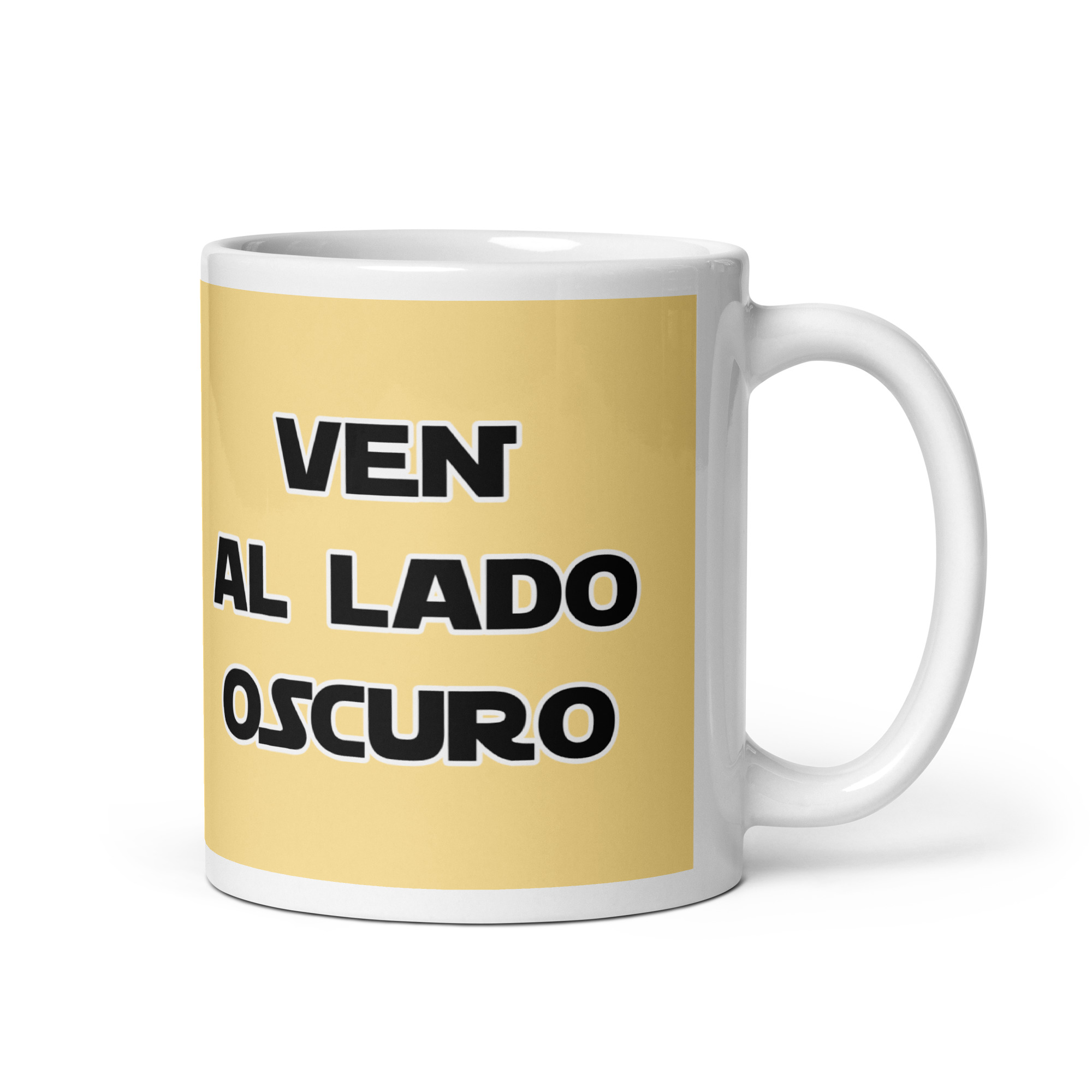 Taza “Ven al lado oscuro” — Parodia galáctica irreverente - Star Wars - Imagen 2