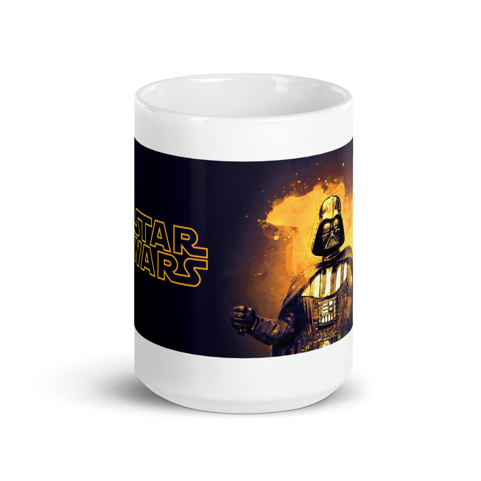 Taza Darth Vader en Llamas — “Café ardiente del Imperio” - Imagen 6