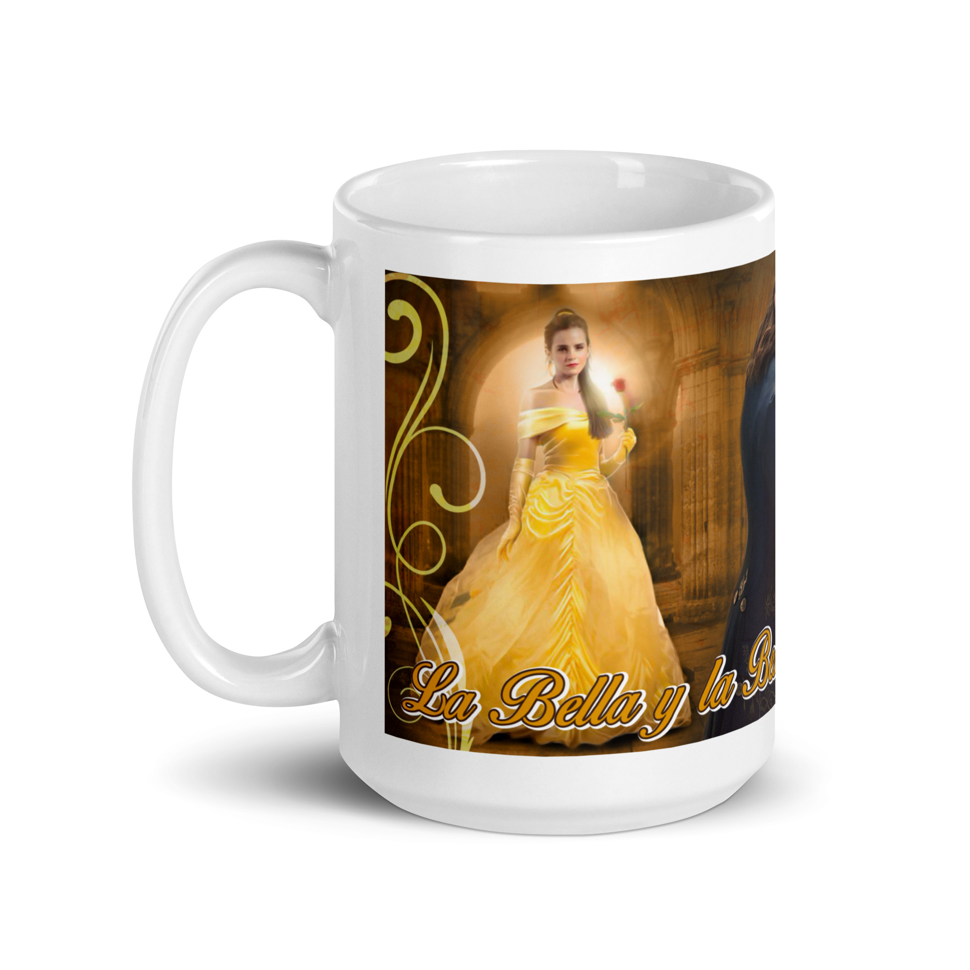 Taza Bella y Bestia Danza Dorada — “Un amor que brilla con luz propia” - Imagen 5