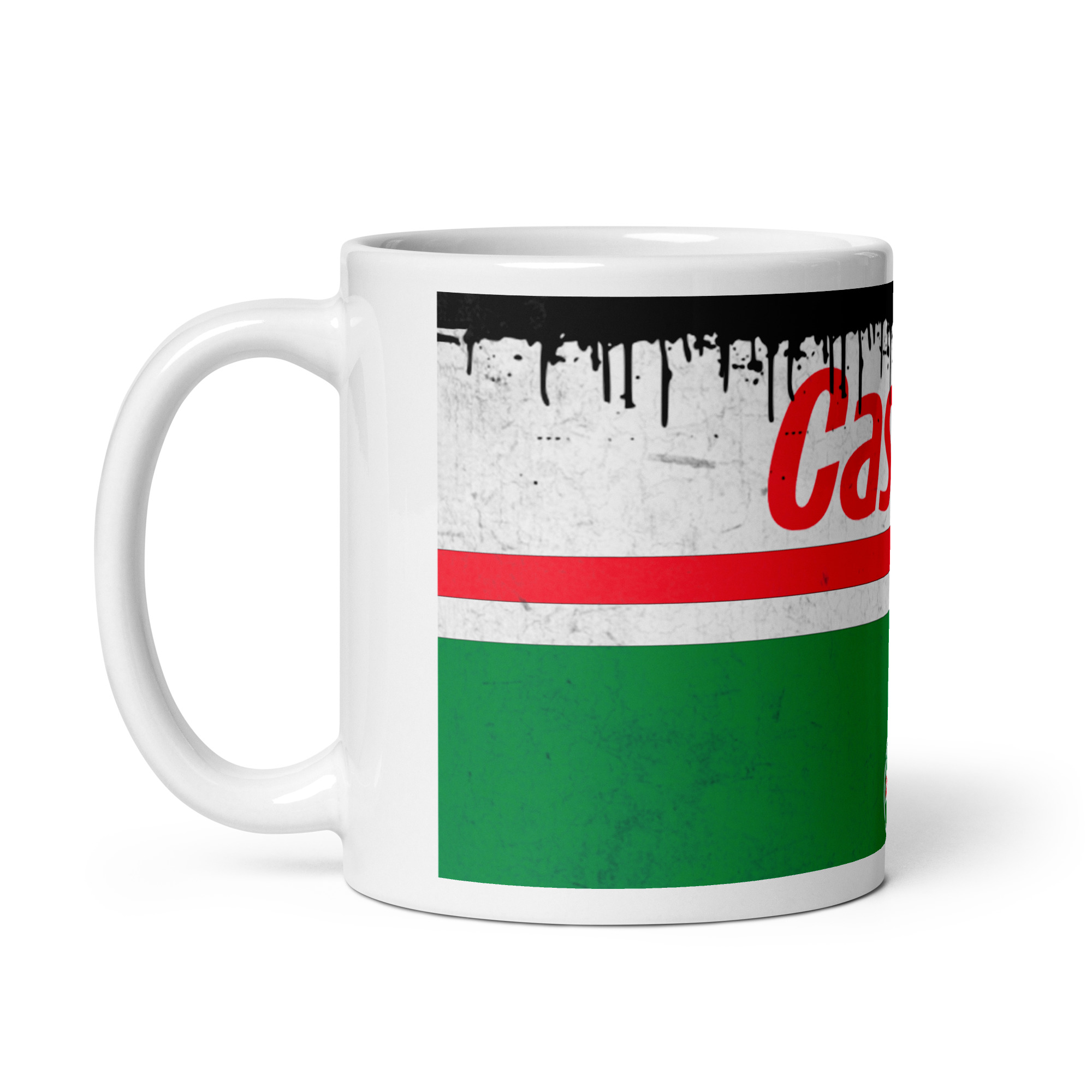 Classic Oil & Gasoline CASTROL – Taza Vintage para Amantes del Motor Clásico