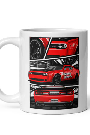 Taza American Muscle Power – Taza para Fans del V8 y la Potencia Bruta